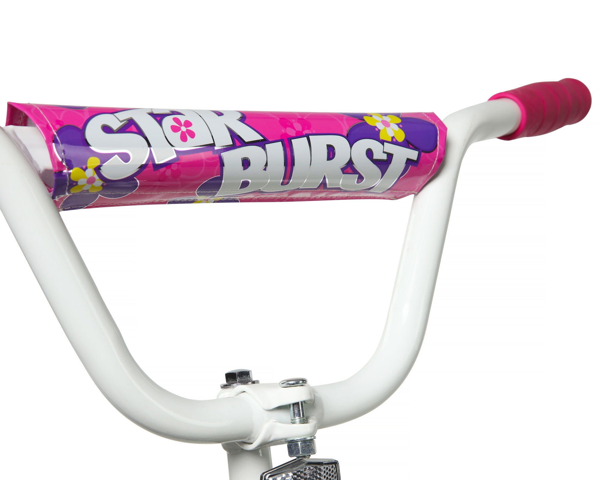 Dynacraft Magna Star Burst Children's Bike, Durable Steel Frame, Pink Glitter Finish (20 in) b0flj