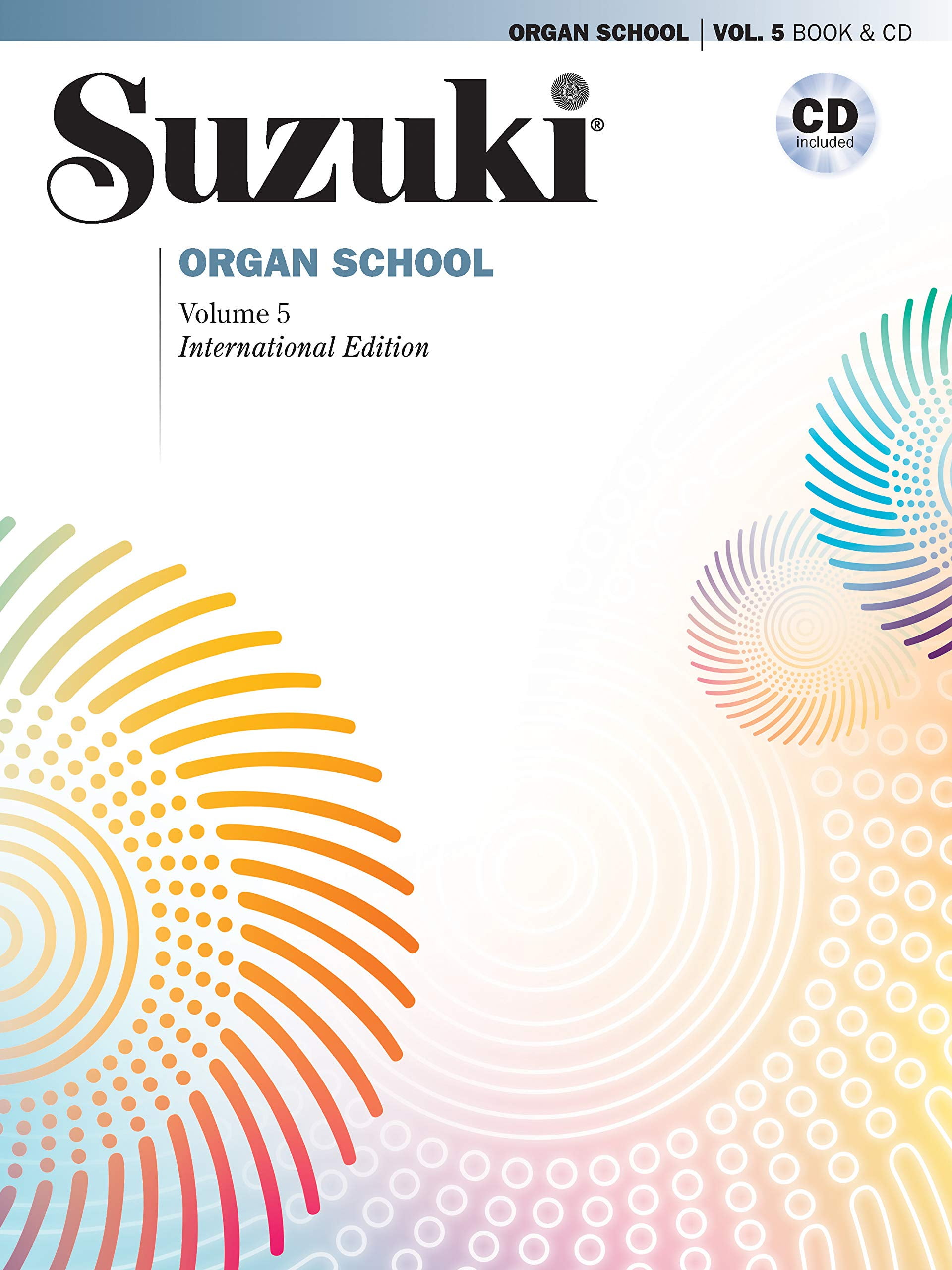 Suzuki Organ School Volume 5 Music Book and Performance CD (1 Set) f1uau