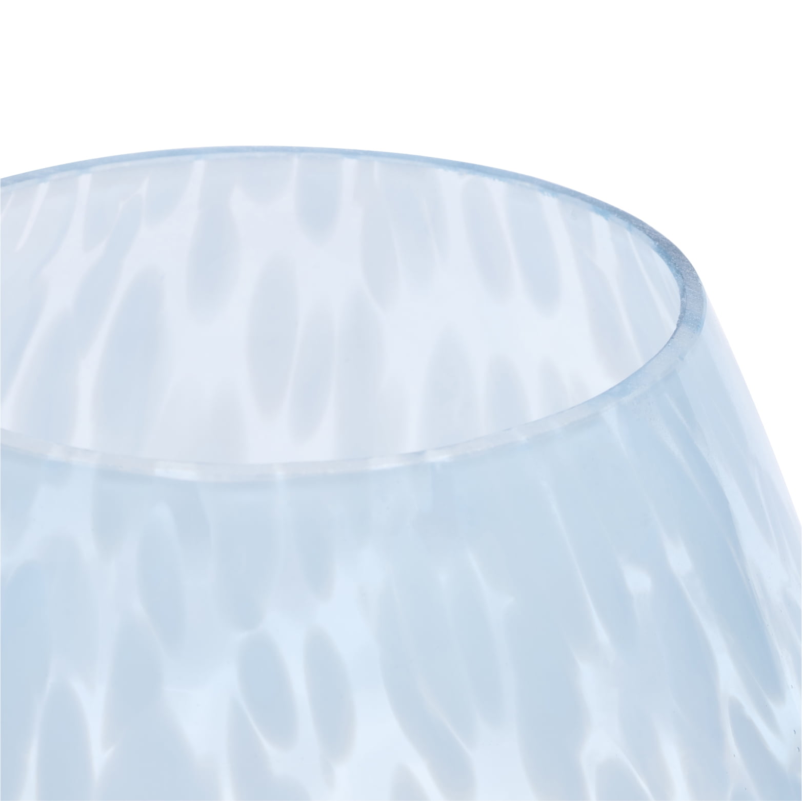 Urban Shop Mushroom Table Lamp, Tortoise Glass Accent Light (Blue, 8 in) 7tahg