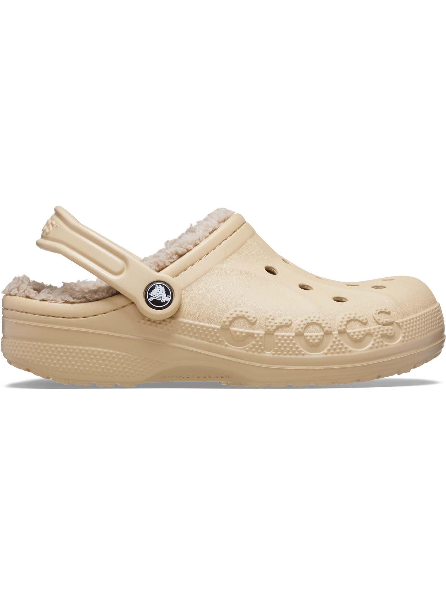 Crocs Baya Lined Clogs Unisex Comfortable Slip-On Shoes (Black, 9 US Men / 11 US Women) g8muf