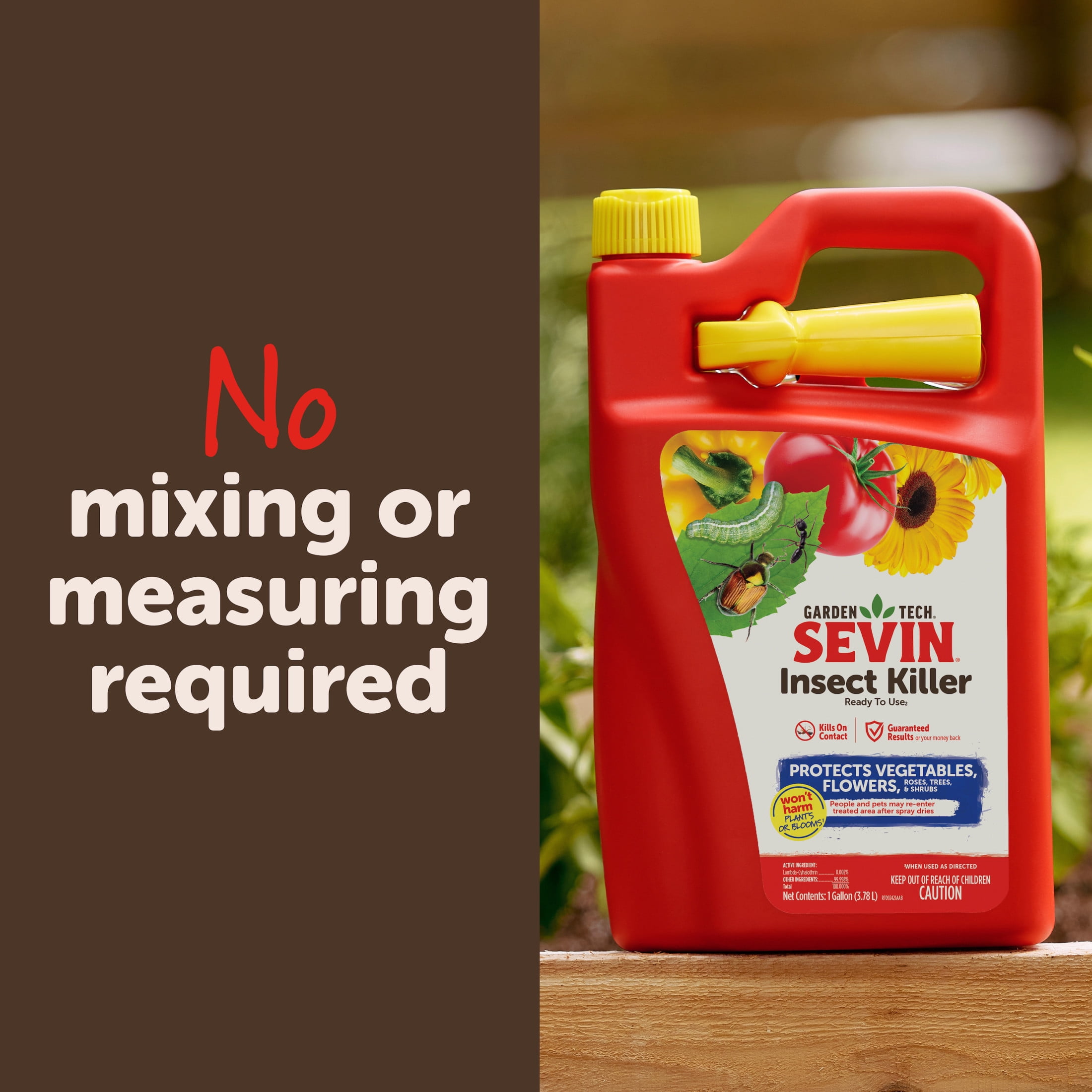 Sevin Insect Killer Ready-to-Use Spray for Gardens and Landscapes (128 fl oz) wul0j