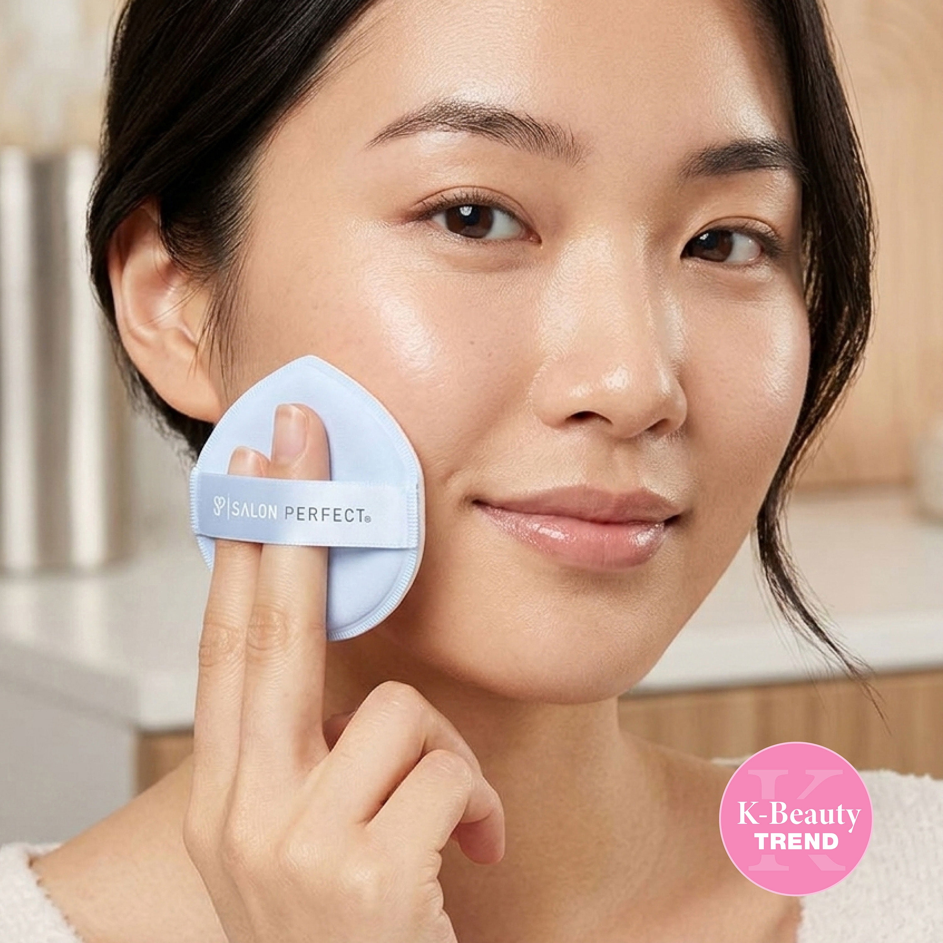 Salon Perfect Cushion Bounce Cloud Puffs Airbrush Makeup Foundation Sponge Applicators (Blue, 2-Pack) b4v0w