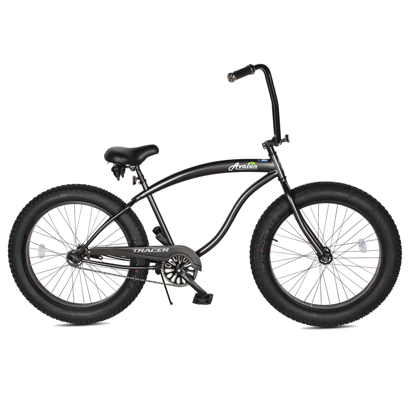Tracer Bikes Avalon GT Beach Cruiser Bike for Men, Single Speed, Coaster Brake, Hi-rise Handlebar (Matte Gray, 26 in) 0py6e
