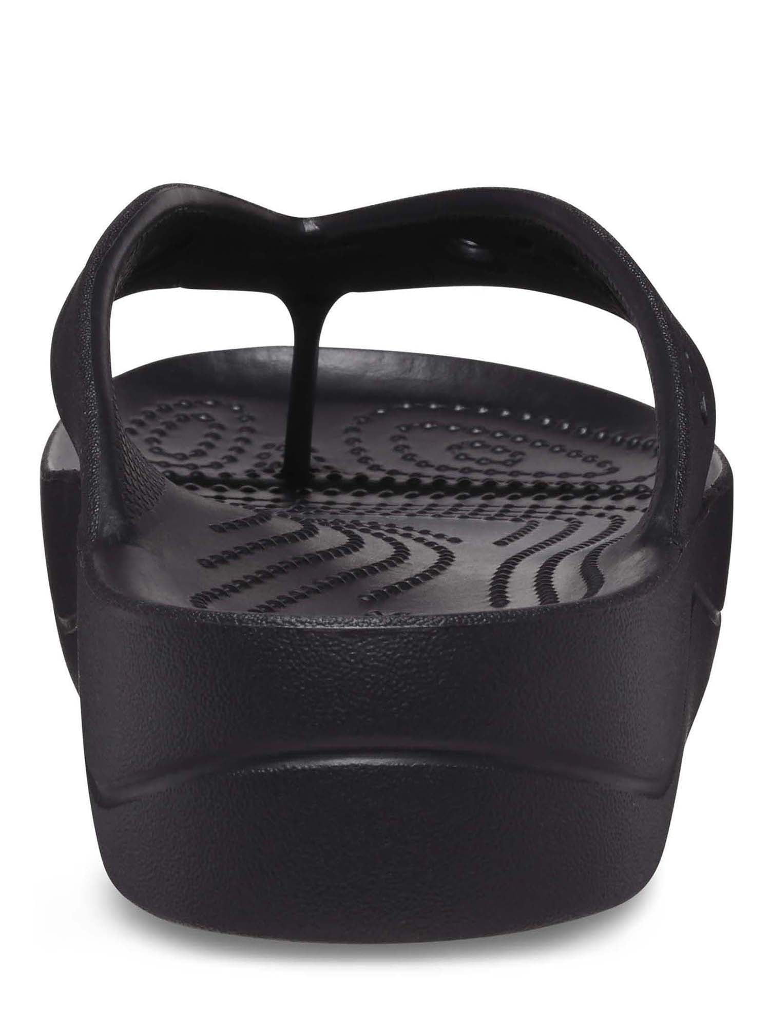 Crocs Women's Baya Platform Flip Flop Sandals (Black, 8 US) 6e2rf - Image 4