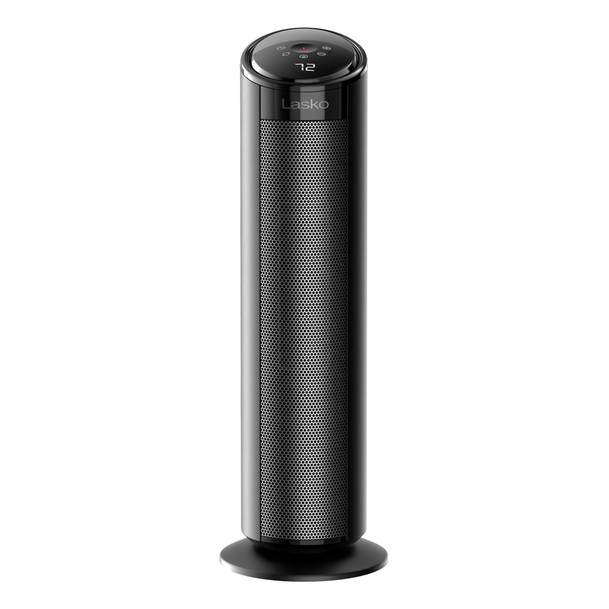 Lasko Oscillating Ceramic Tower Space Heater with Remote Control and Programmable Timer (Black, 22 in) mhvff