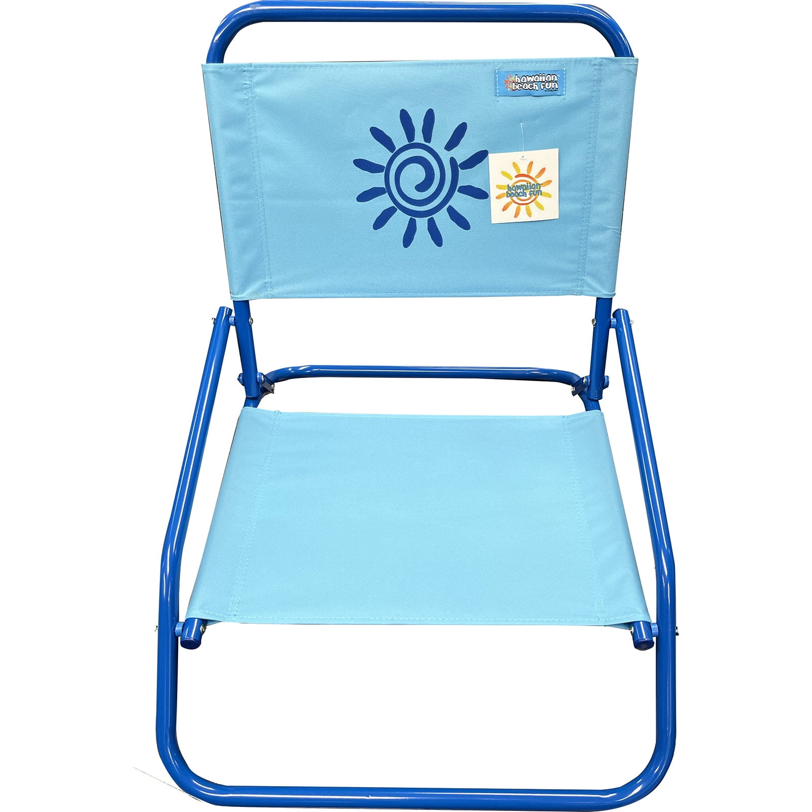 HI FLDING FURNITURE Beach Chair Lightweight Portable Folding Seat (Assorted Colors, 1 Pack) tpx1h