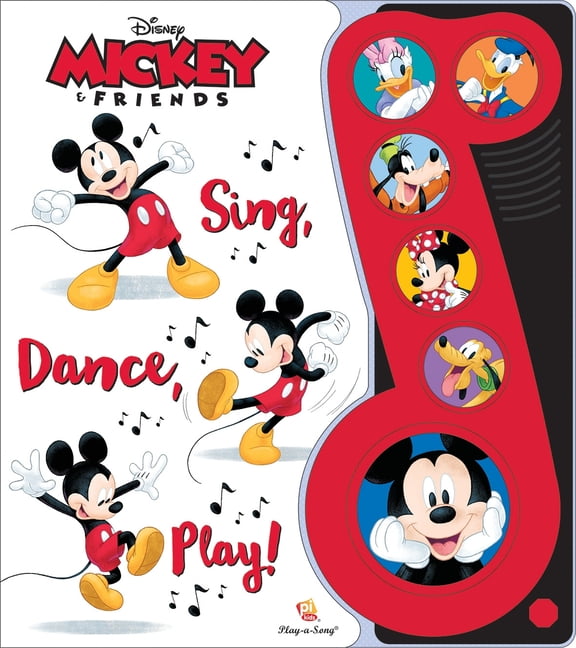 PI Kids Disney Mickey and Friends Sing Dance Play Interactive Sound Book (12 Pages) 0qvek