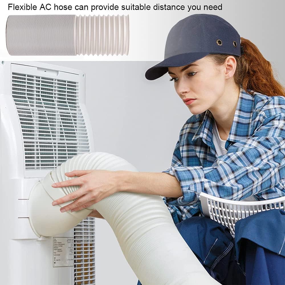 Saburrnity Portable Air Conditioner Exhaust Hose (5.9 in Diameter, 59 in Length) yhkqz
