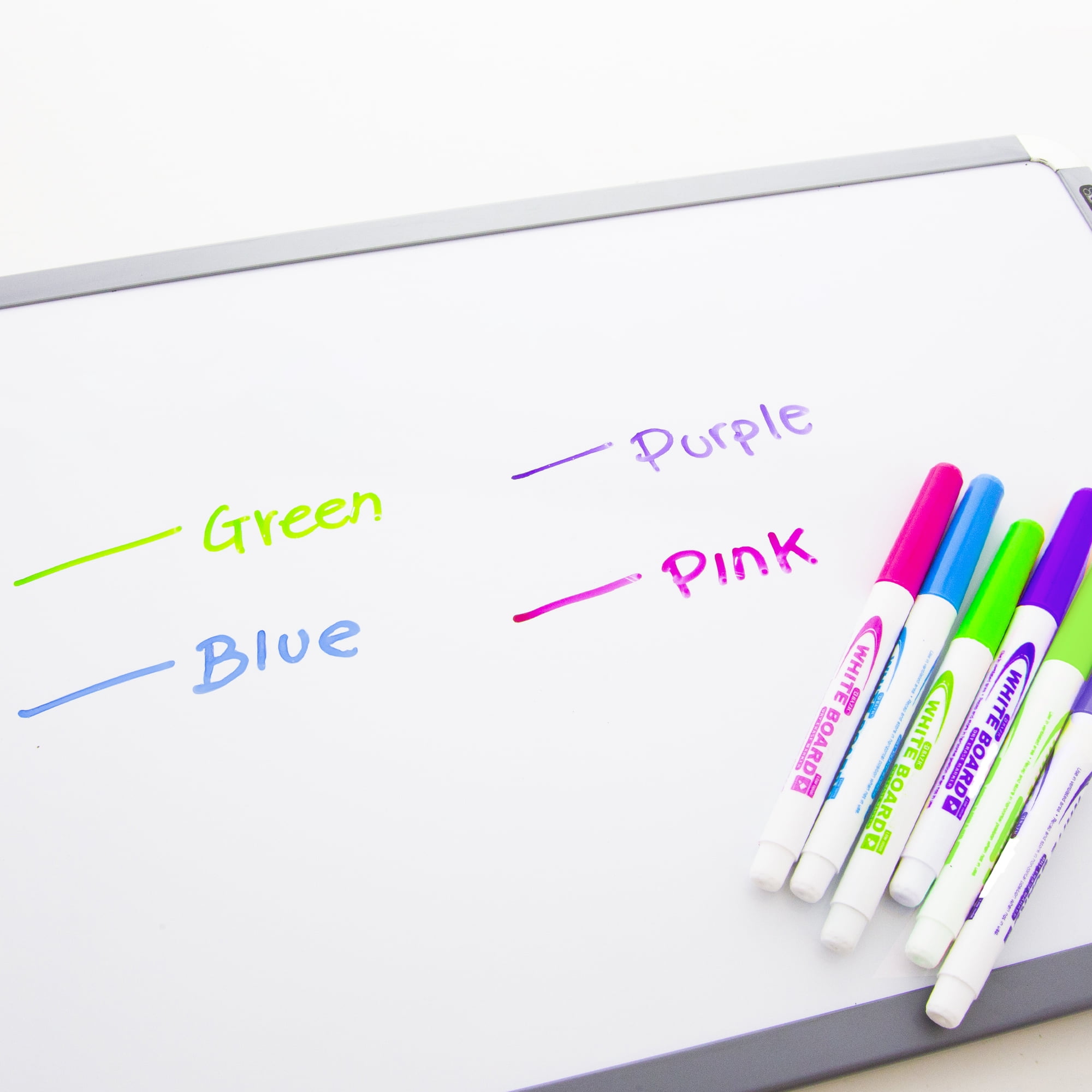 BAZIC Dry Erase Markers Fine Tip Vivid Ink (Assorted Colors, 96-Pack) 3o5dt
