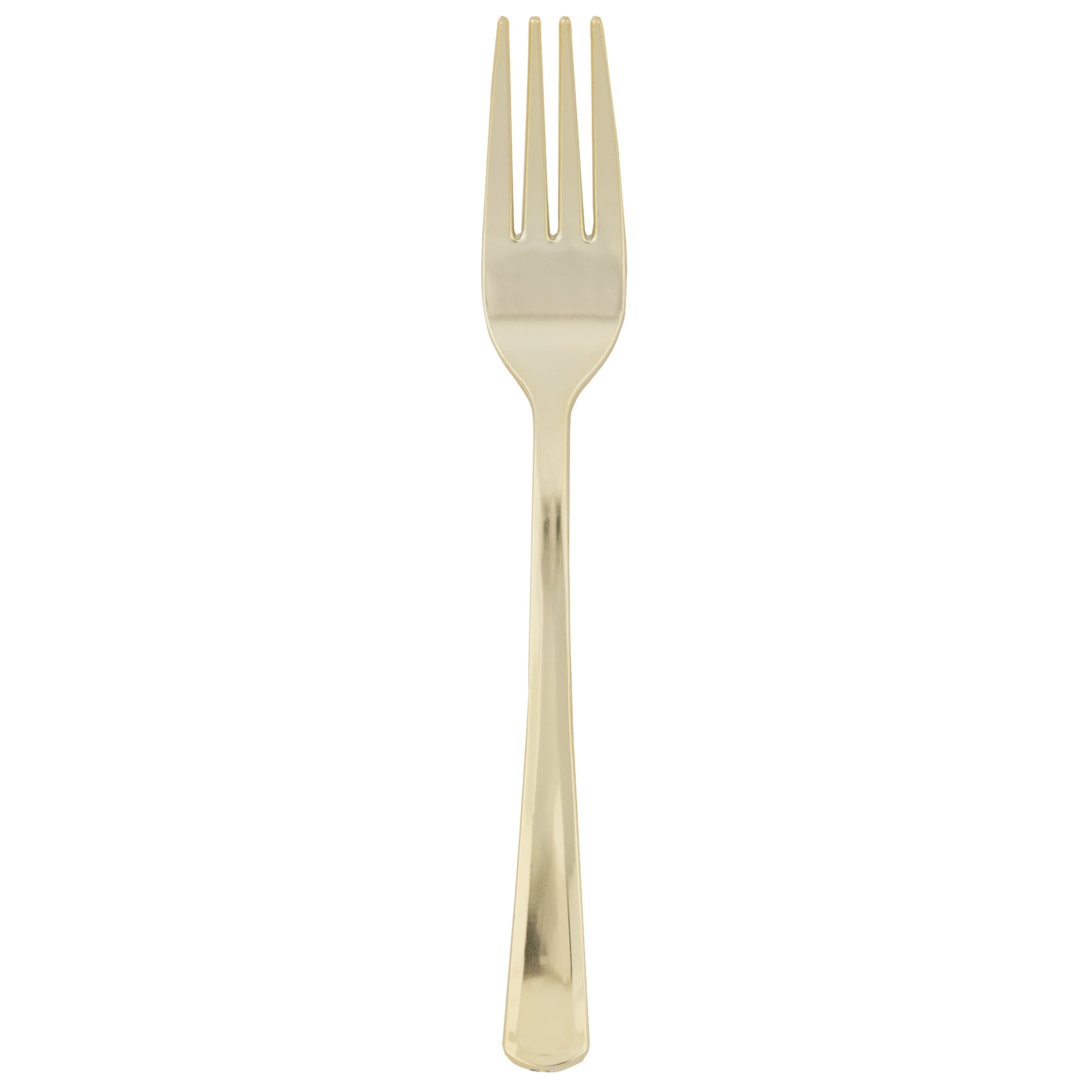 Way To Celebrate Disposable Metallic Plastic Cutlery Set (Black and Gold, 24 Count) 1ulz8