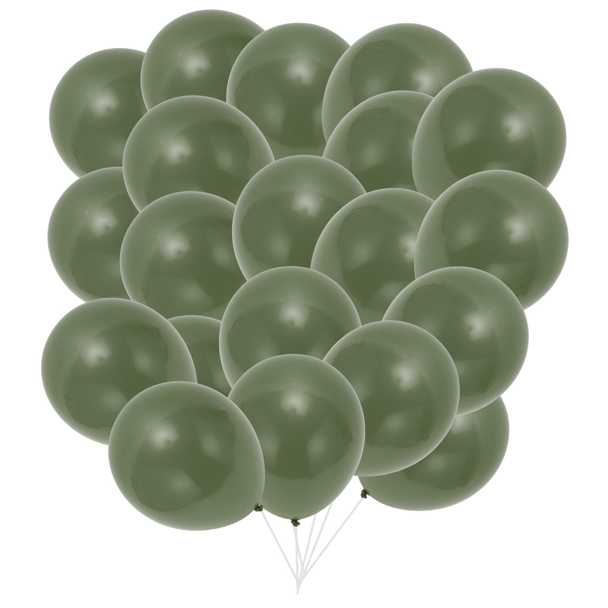 Unique Bargains Latex Party Balloons for Birthday Wedding Decorations (Green, 20 Pack, 10 in) 9rhk6