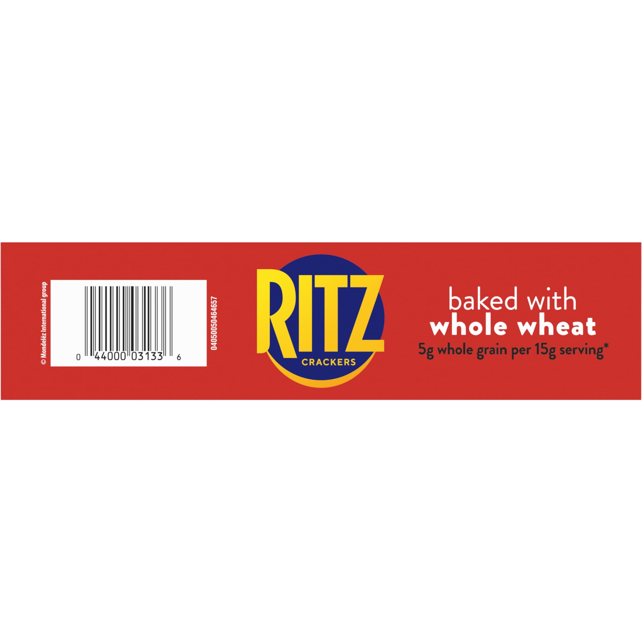 RITZ Whole Wheat Crackers, Crispy Baked Snack Crackers for Appetizers and Lunch (3 Pack, 12.9 oz) ckir5