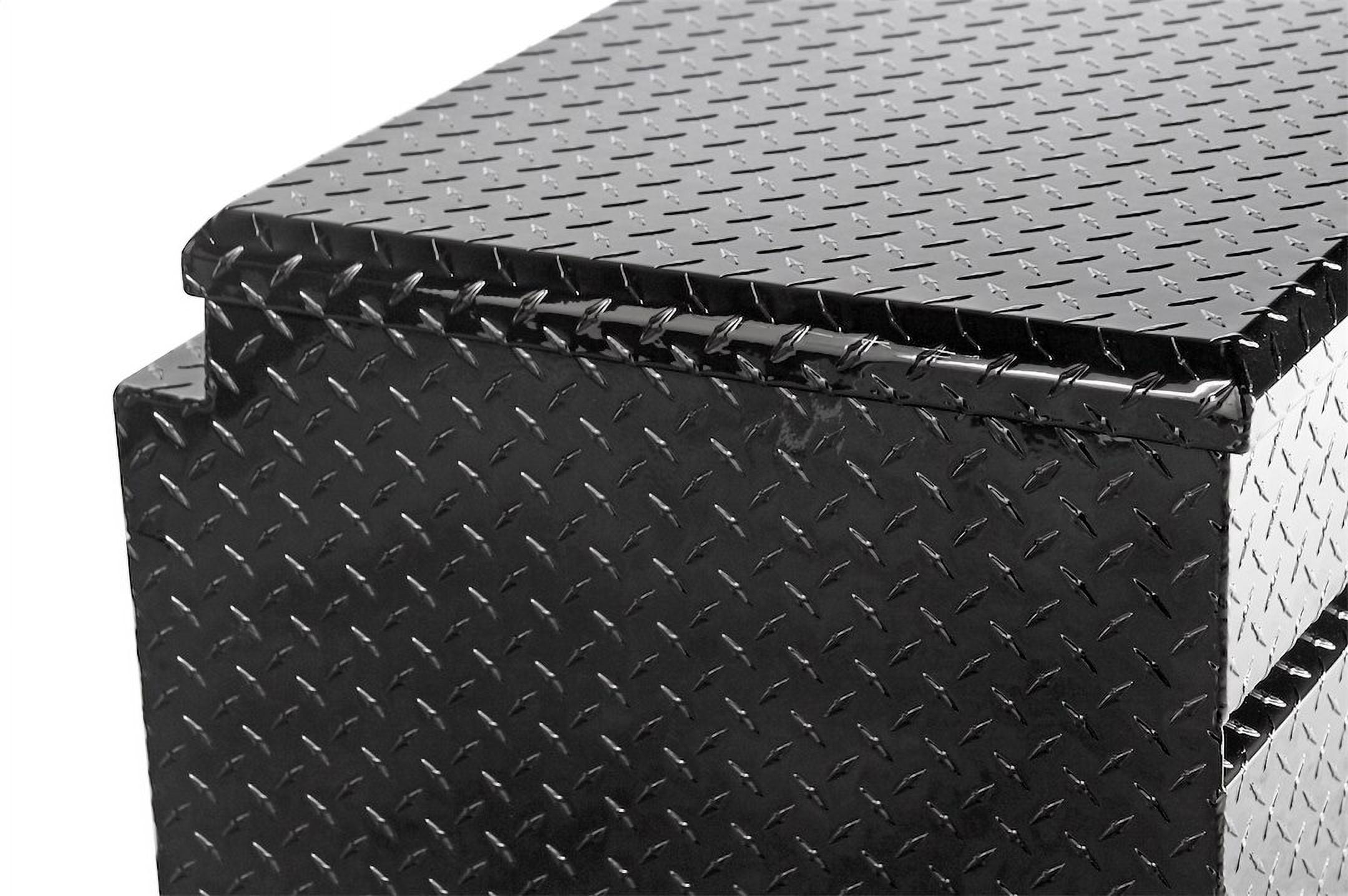 Dee Zee Red Label Utility Chest Heavy-Duty Aluminum Storage Box (Black, 14.9 cu. ft.) 3spgx