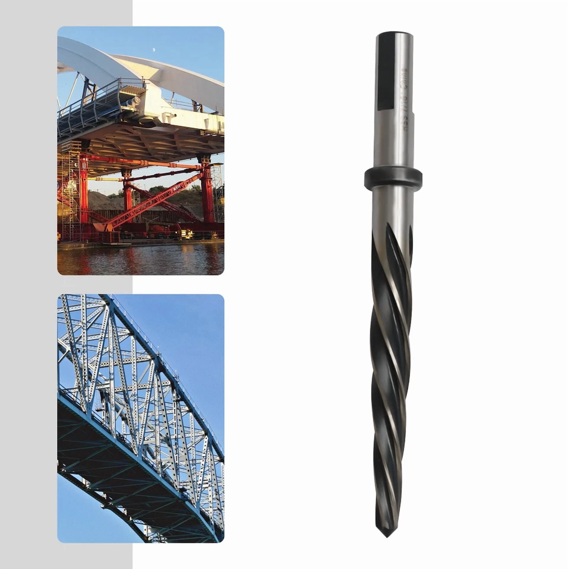 Knack 7/16 in Bridge Reamer with 1/2 in Three Flat Shank Spiral Chuck Drill Bit (7/16 in) 8i9vx - Image 2