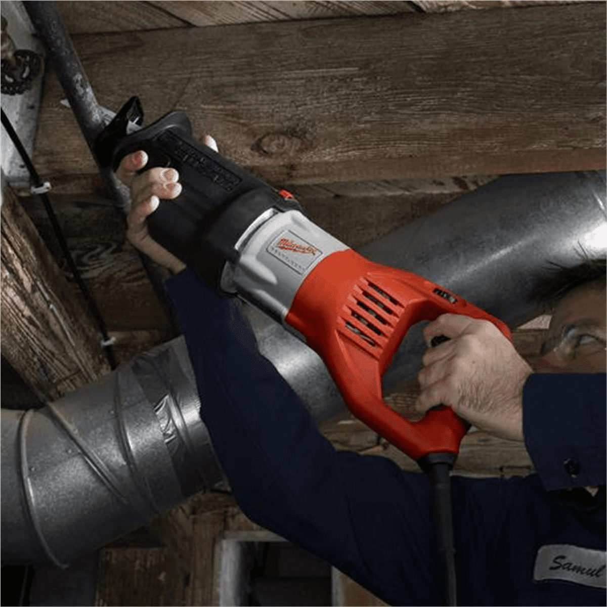 Milwaukee Super Sawzall Reciprocating Saw with 15 Amp Motor and Variable Speed (1.25 in Stroke Length) 59cmy