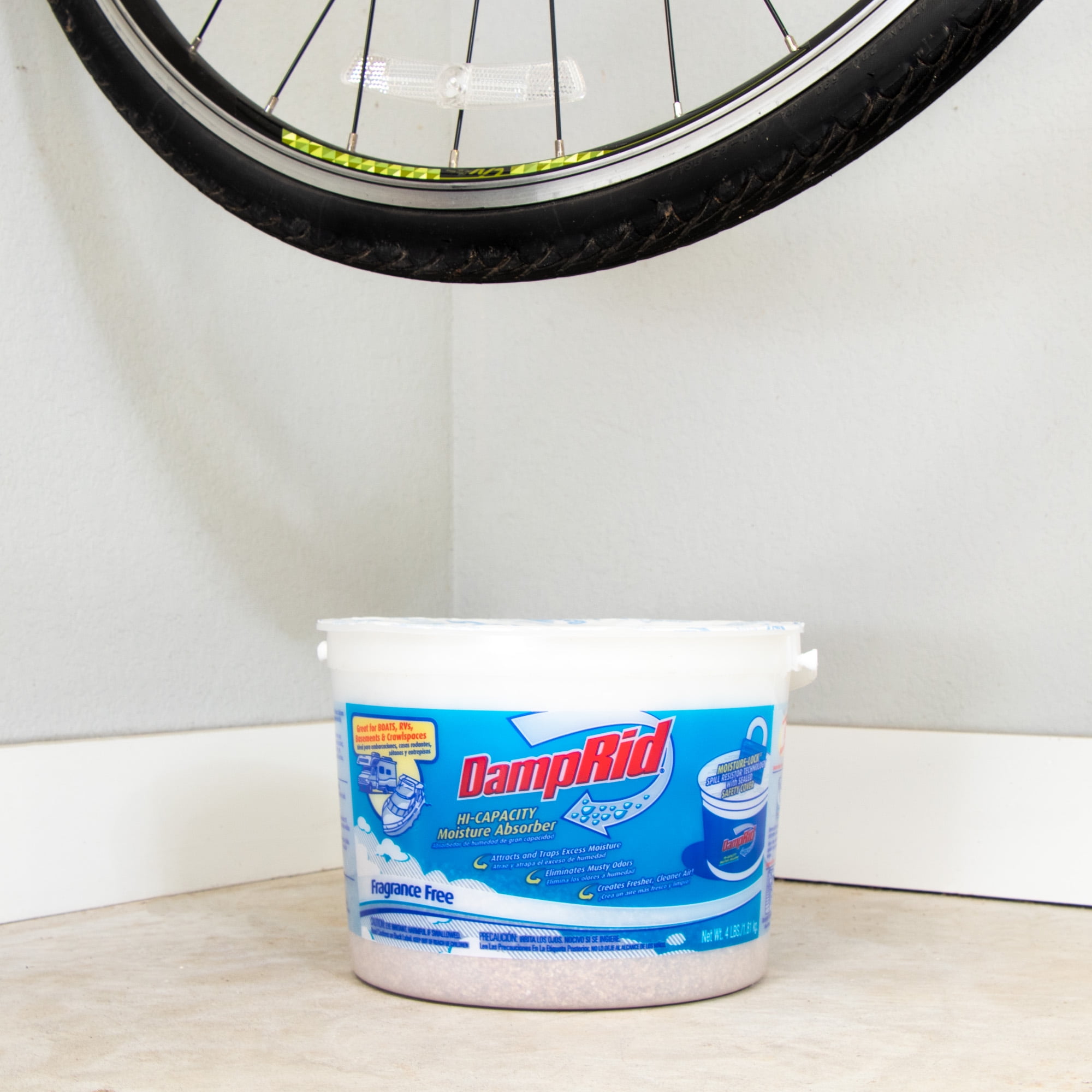 DampRid Moisture Absorber High-Capacity Bucket (Fragrance Free, 4 lb) zrq12