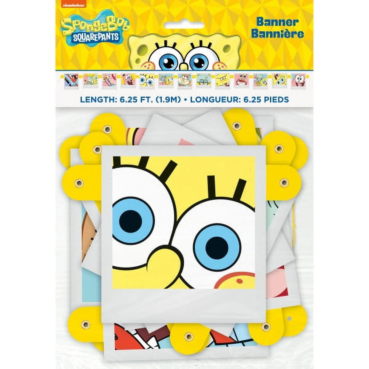 Unique Spongebob SquarePants Birthday Party Supplies Set (Multi-Color, 16-Piece Tableware Kit) l1usf