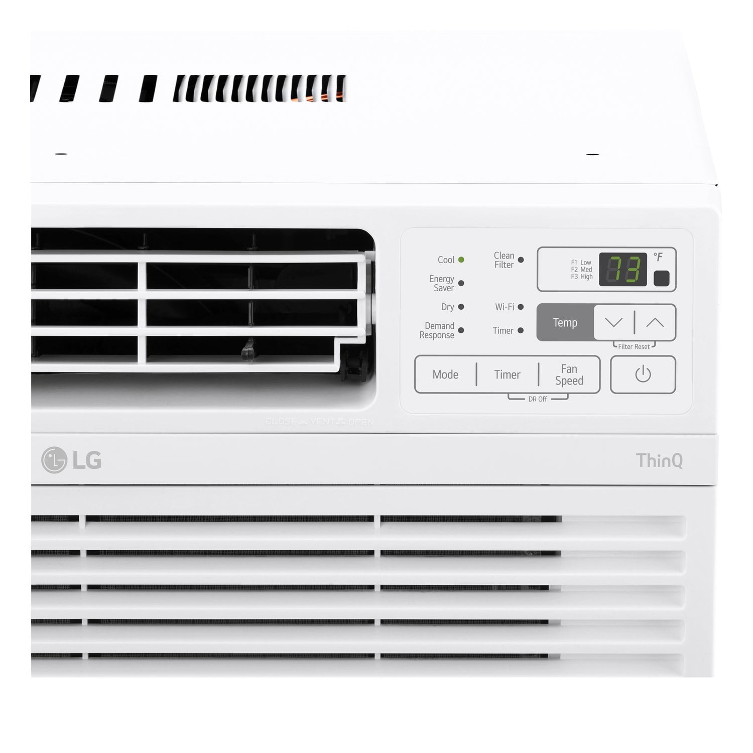 LG 8,000 BTU Window-Mounted Air Conditioner with Wi-Fi Control (White, 350 sq ft) cqpq7