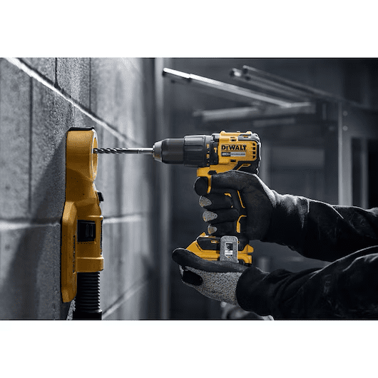 DEWALT 20V MAX Brushless Cordless 1/2-inch Hammer Drill Kit (Yellow, 1 Kit) jc38f
