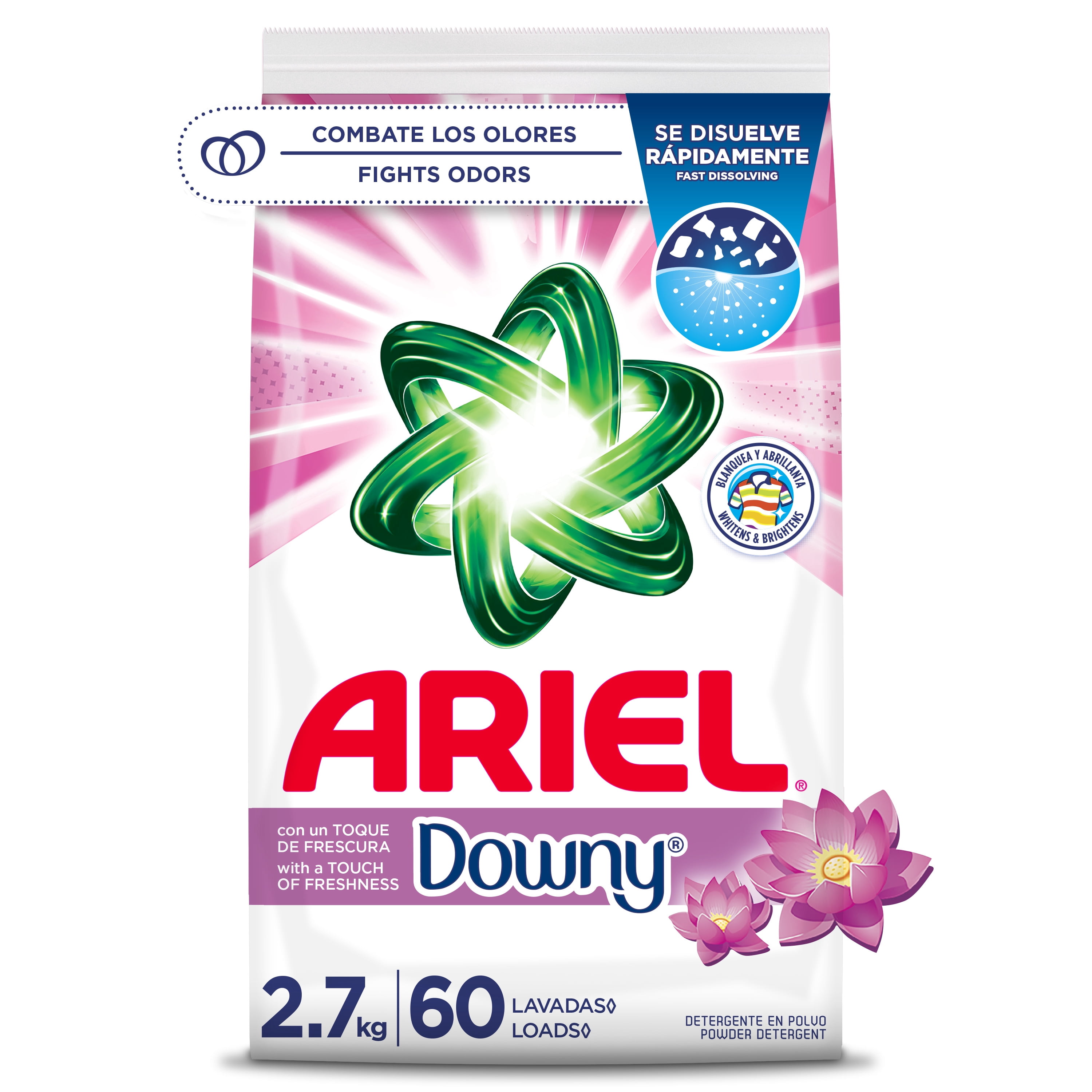 Ariel Laundry Detergent Powder with Downy Freshness (April Fresh, 95.2 oz, 60 Loads) 5njxb