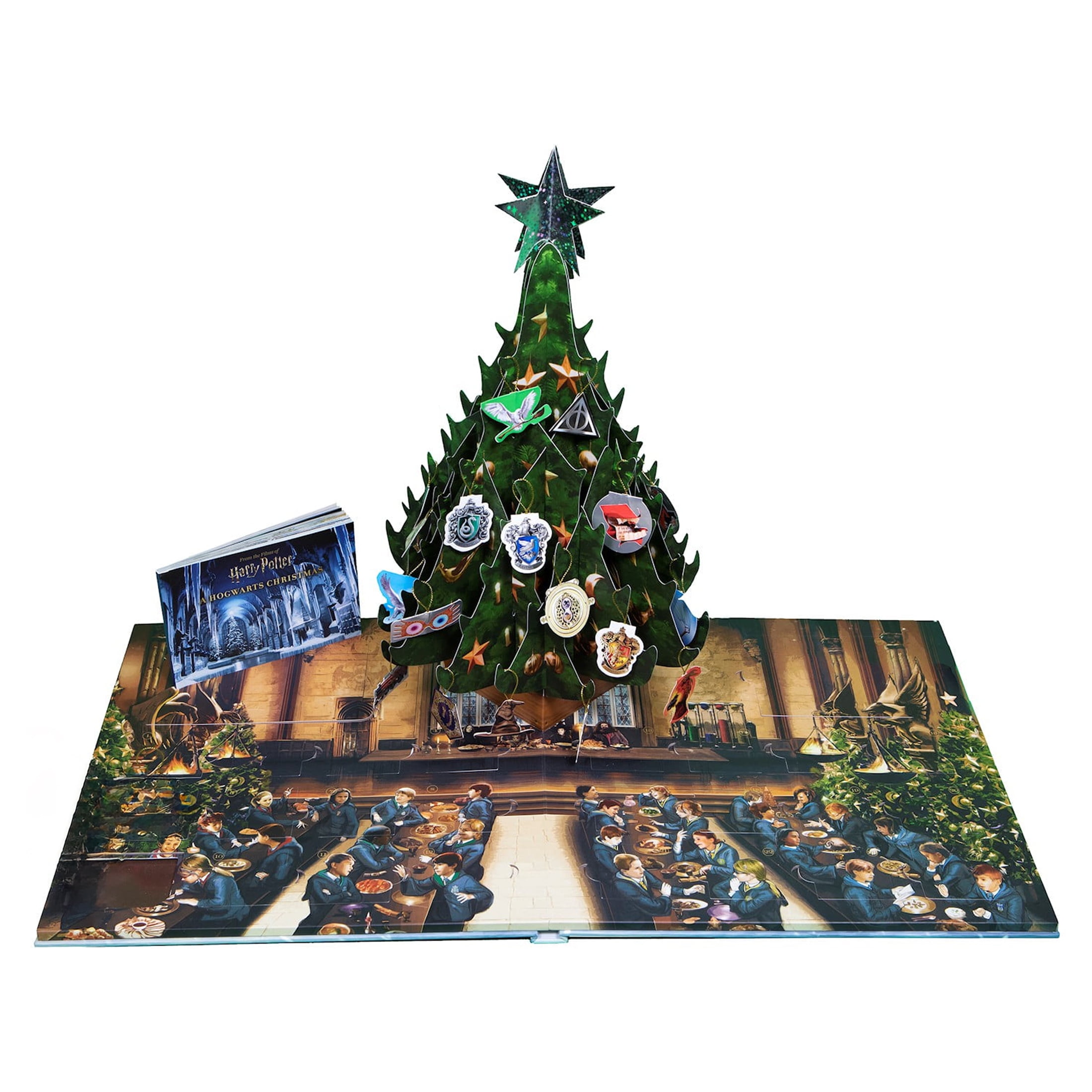 Insight Editions Harry Potter A Hogwarts Christmas Pop-Up Advent Calendar (Hardcover) oj8sa