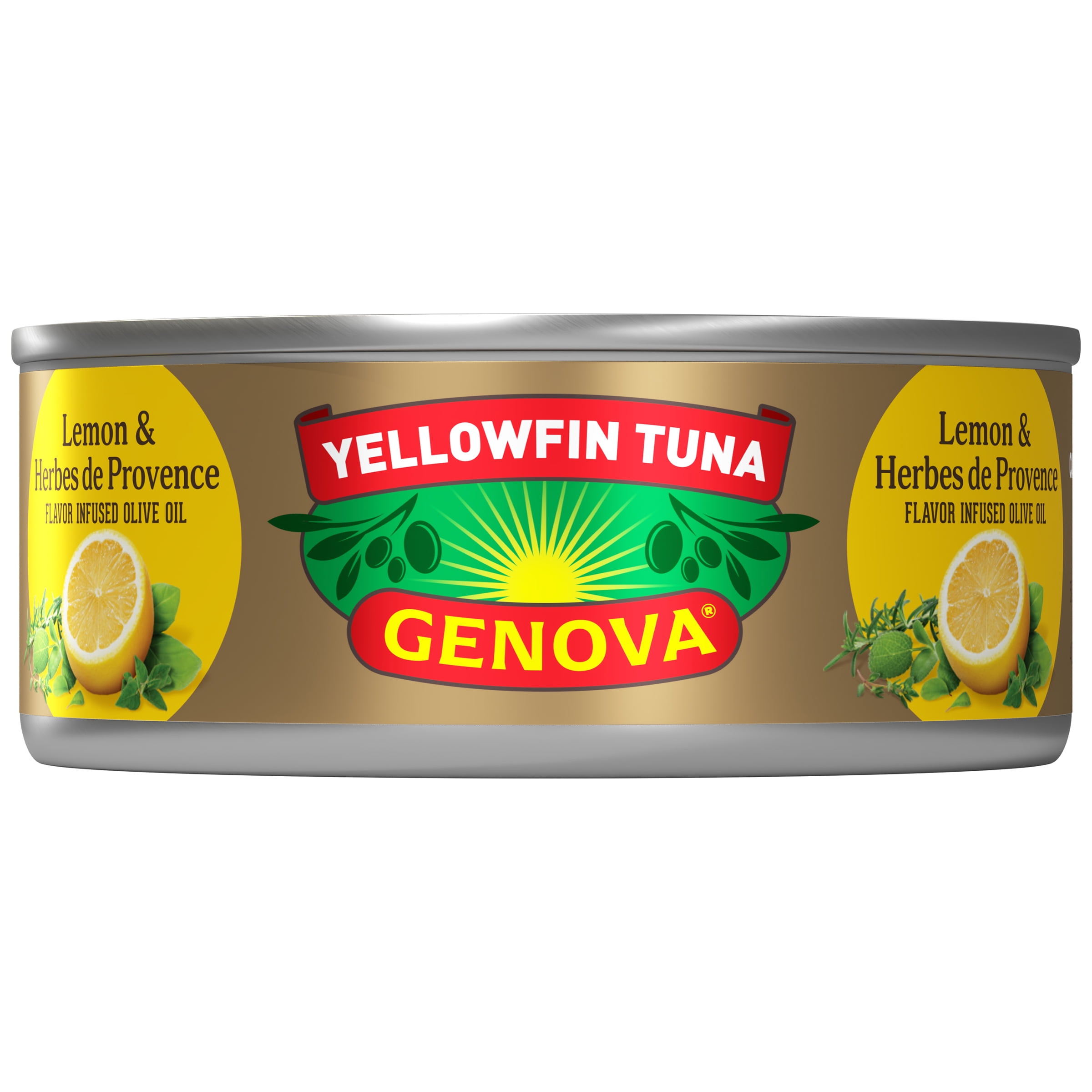 Genova Premium Yellowfin Tuna in Lemon and Herbes de Provence Infused Olive Oil (5 oz) ktsha