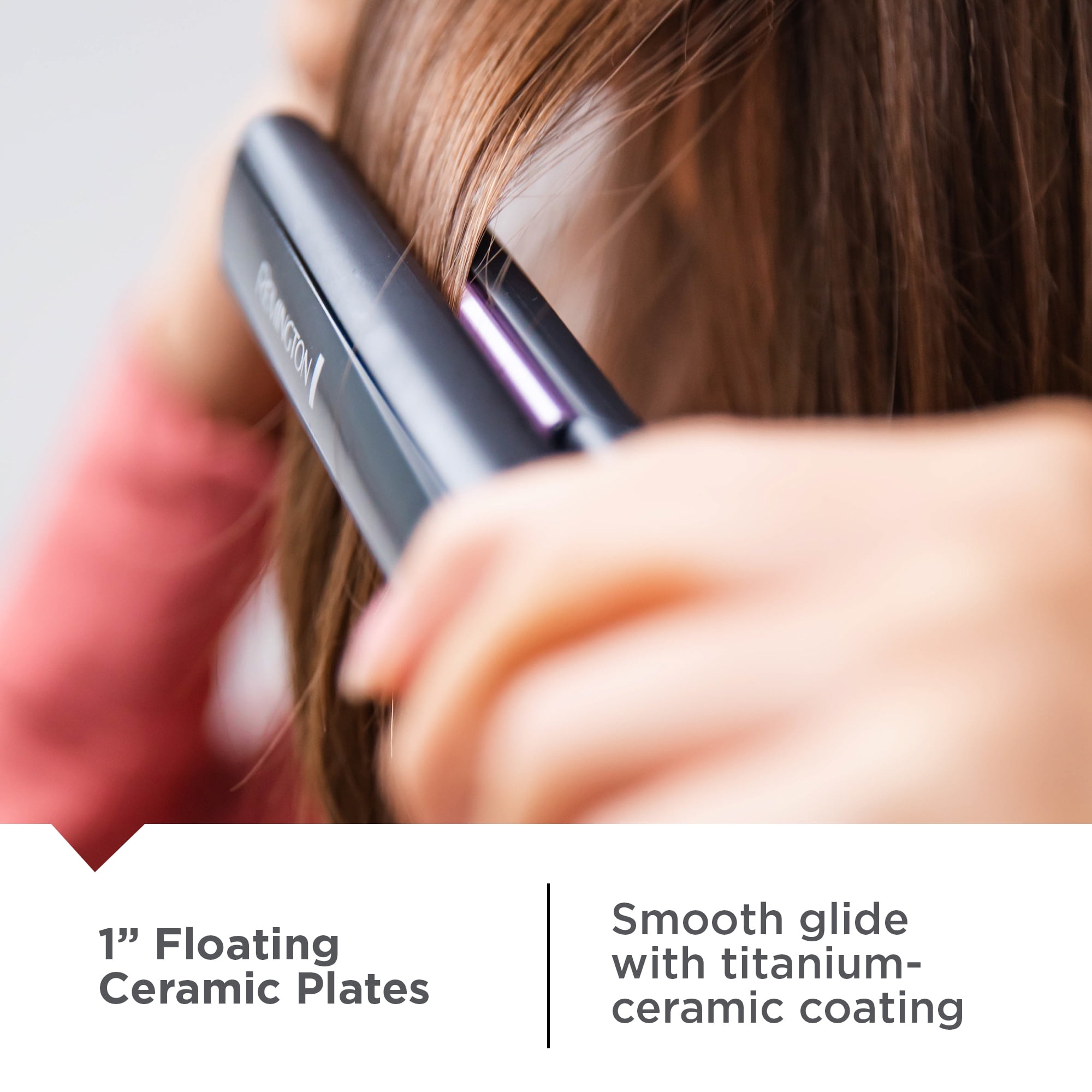Remington Flat Iron with Anti-Static Technology and Ceramic Titanium Plates (1 in) r1vo2