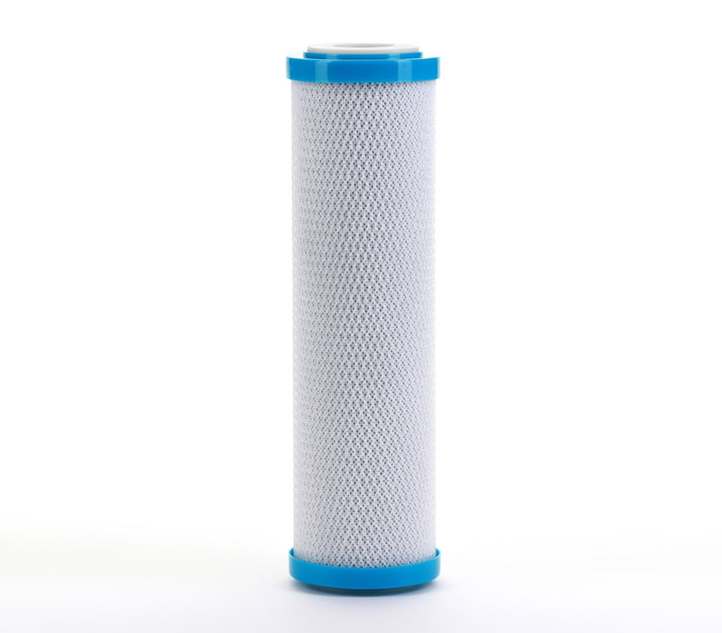 Hydronix Carbon Block Drinking Water Replacement Filter Cartridge (2 Pack, 2.5 in x 9.875 in) kv8xo