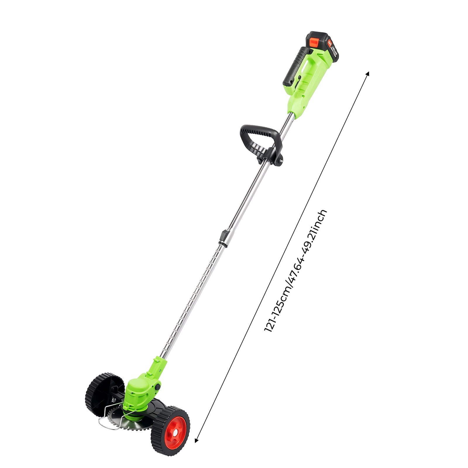 Generic Cordless Grass Trimmer Electric Lawn Mower with 650W Motor (Green, 1 Unit) 8s2my
