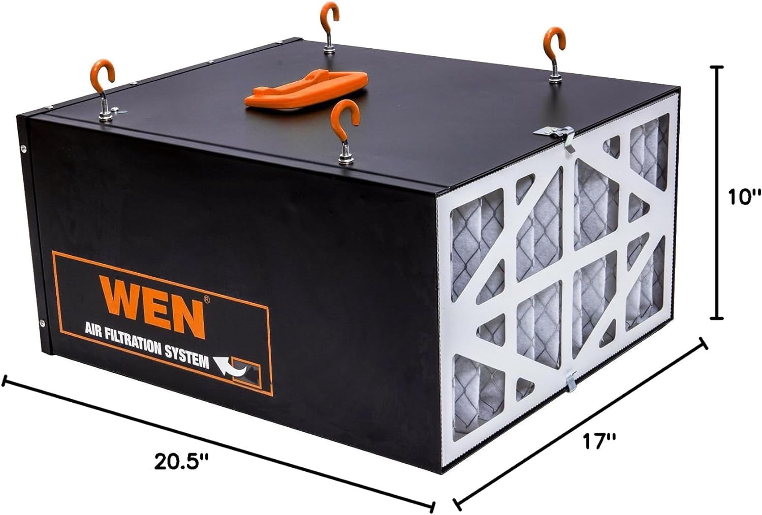 WEN 3410 3-Speed Remote Controlled Air Filtration System (400 CFM) lhs0f