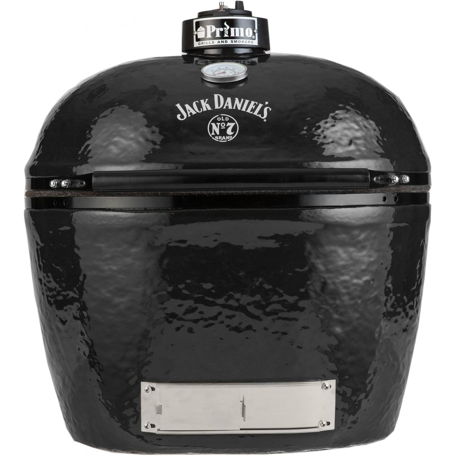 Primo Jack Daniels Edition Ceramic Charcoal Smoker Grill (Black, Oval XL) sd5dn