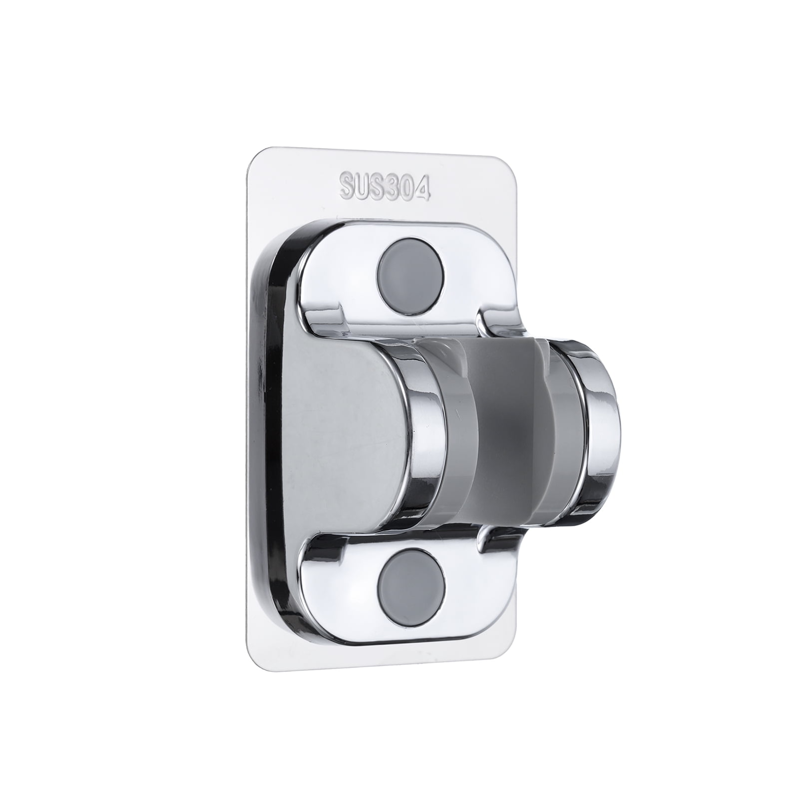 Uxcell Shower Head Holder Adhesive Adjustable Wall Mount Bracket (Silver, 4.2 in x 2.6 in x 2.1 in) u2hnw
