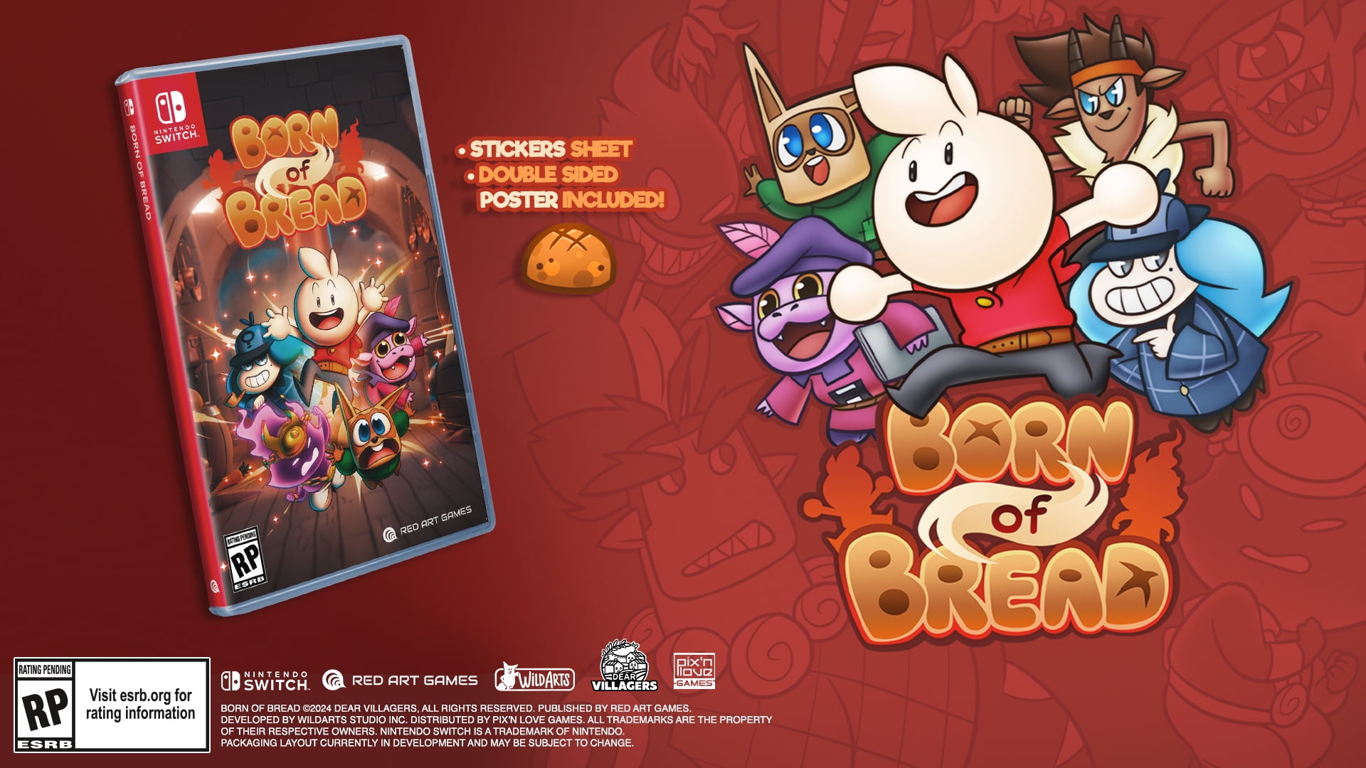 Red Art Inc Born of Bread for Nintendo Switch (Physical Edition) buvmn