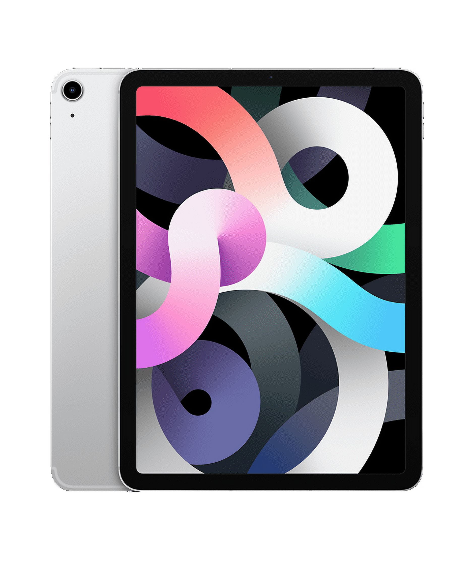 Apple iPad Air 4th Gen 10.9 in Tablet 64GB Wi-Fi Silver (Pre-Owned) jhffb