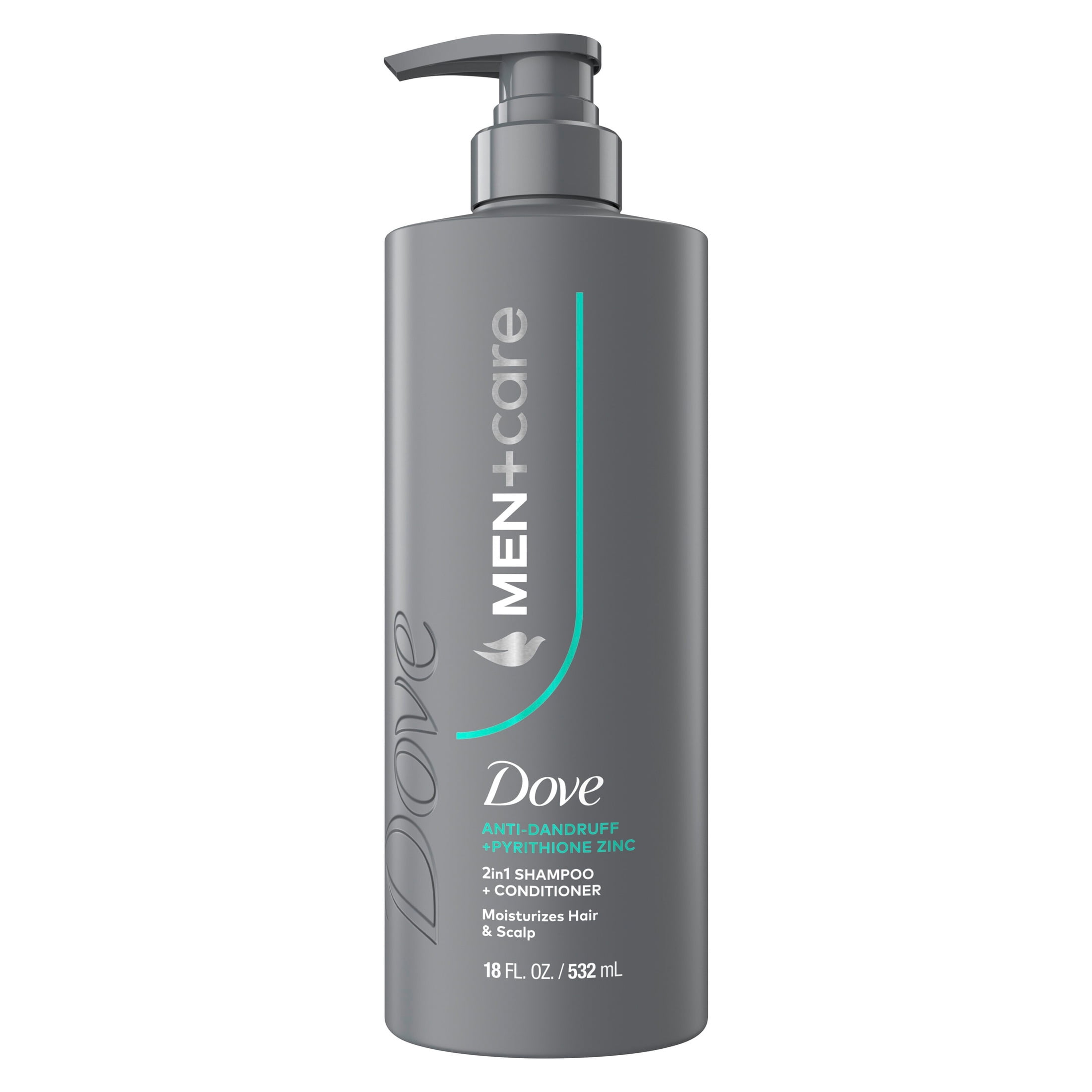 Dove Men+Care 2-in-1 Shampoo and Conditioner, Dandruff Defense with Pyrithione Zinc (18 fl oz) 3l12g