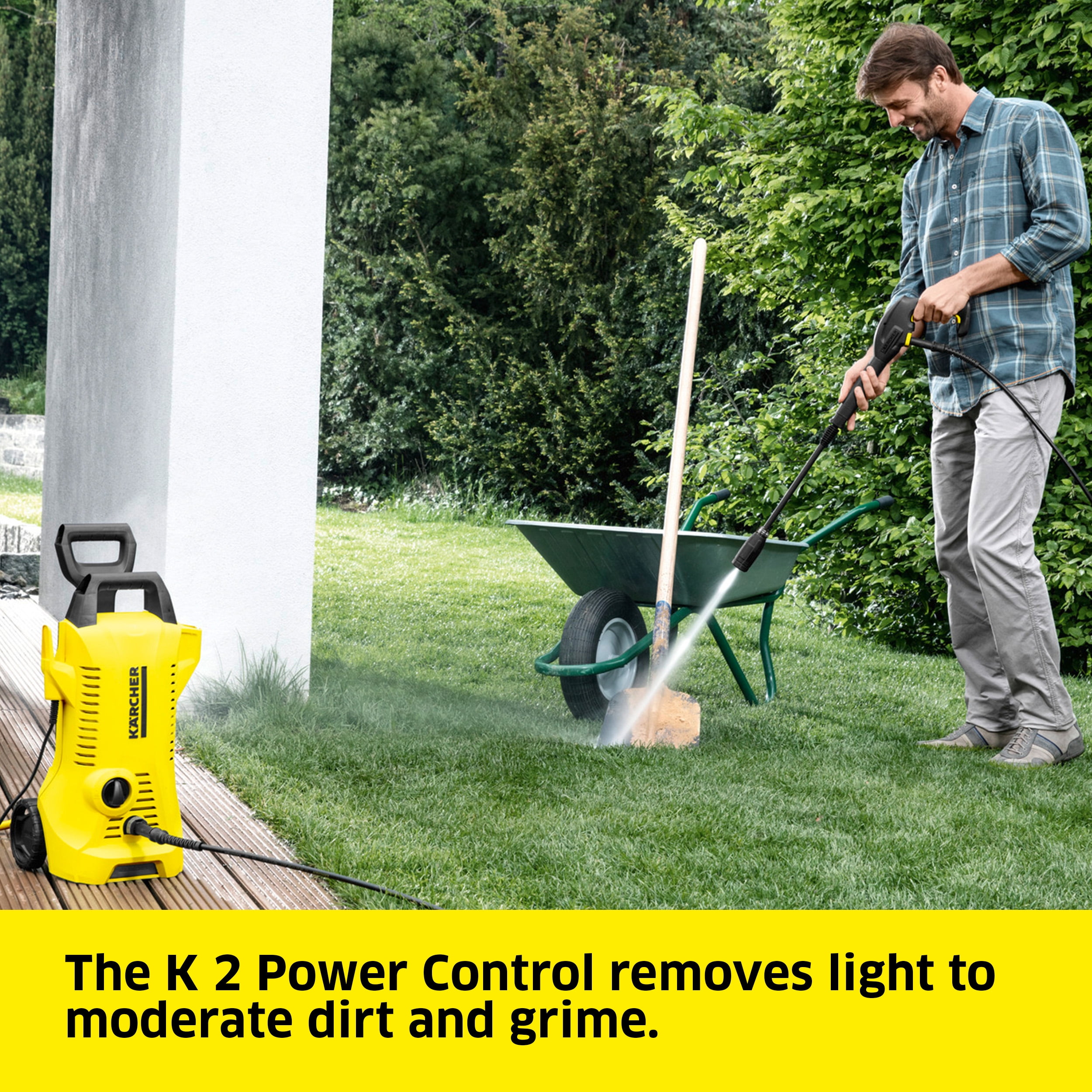 Karcher K2 Power Control Pressure Washer with Surface Cleaner and Foam Cannon (1700 PSI, 1.45 GPM) 8mmb0