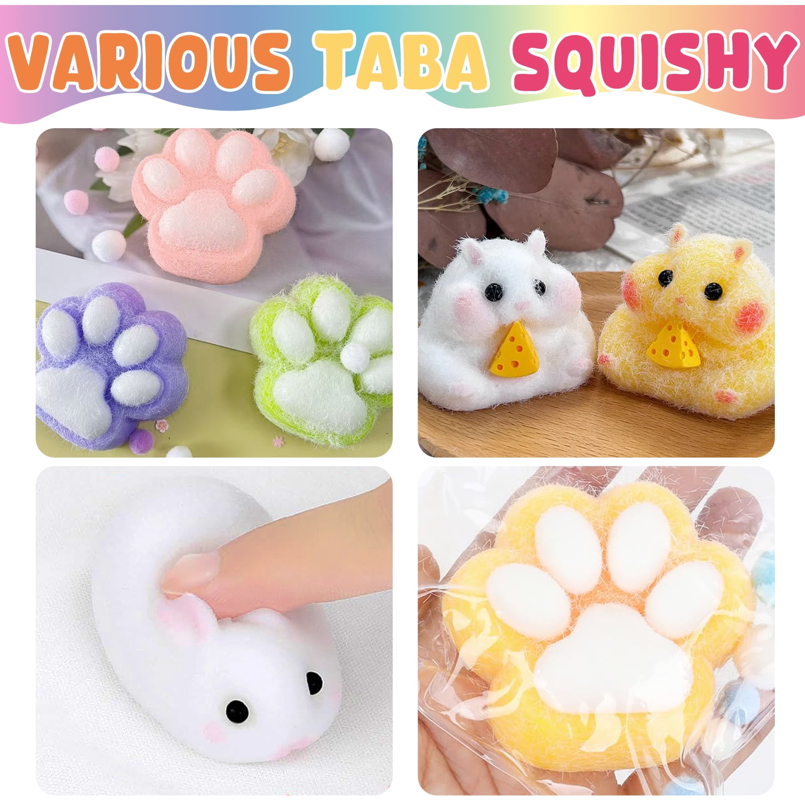 CandWuom DIY Squishy Making Kit, Silicone Crafting Set for Custom Soft Toys (18 oz) 71txz