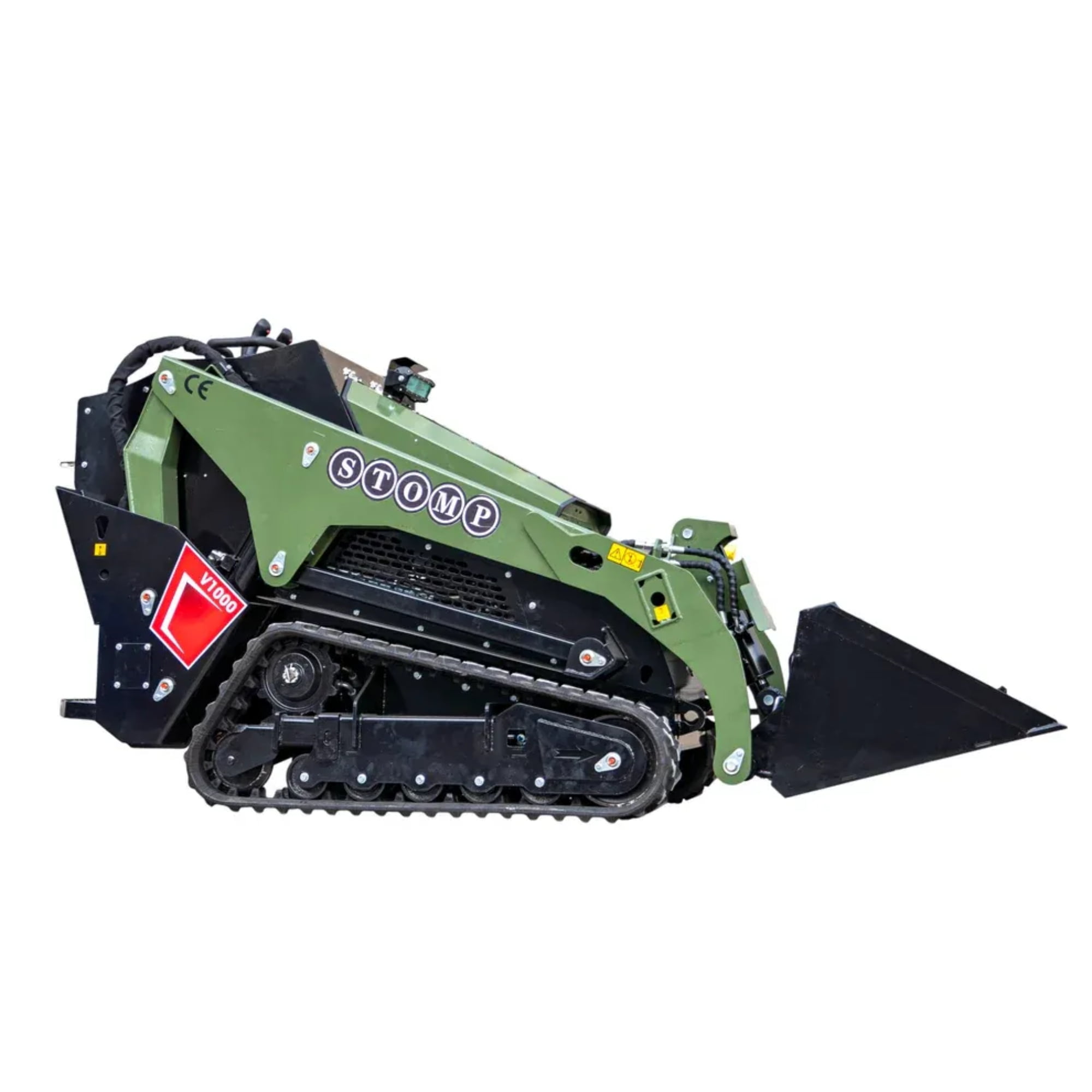 TYPHON STOMP V1000 Diesel Skid Steer Loader (Green, 1.5 Ton) znrn3