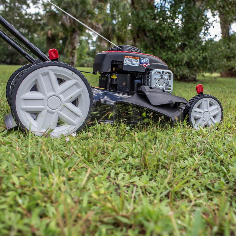 Black Max 21-inch Gas Push Mower with 125cc Briggs & Stratton Engine (Black, 21 in) e92j2