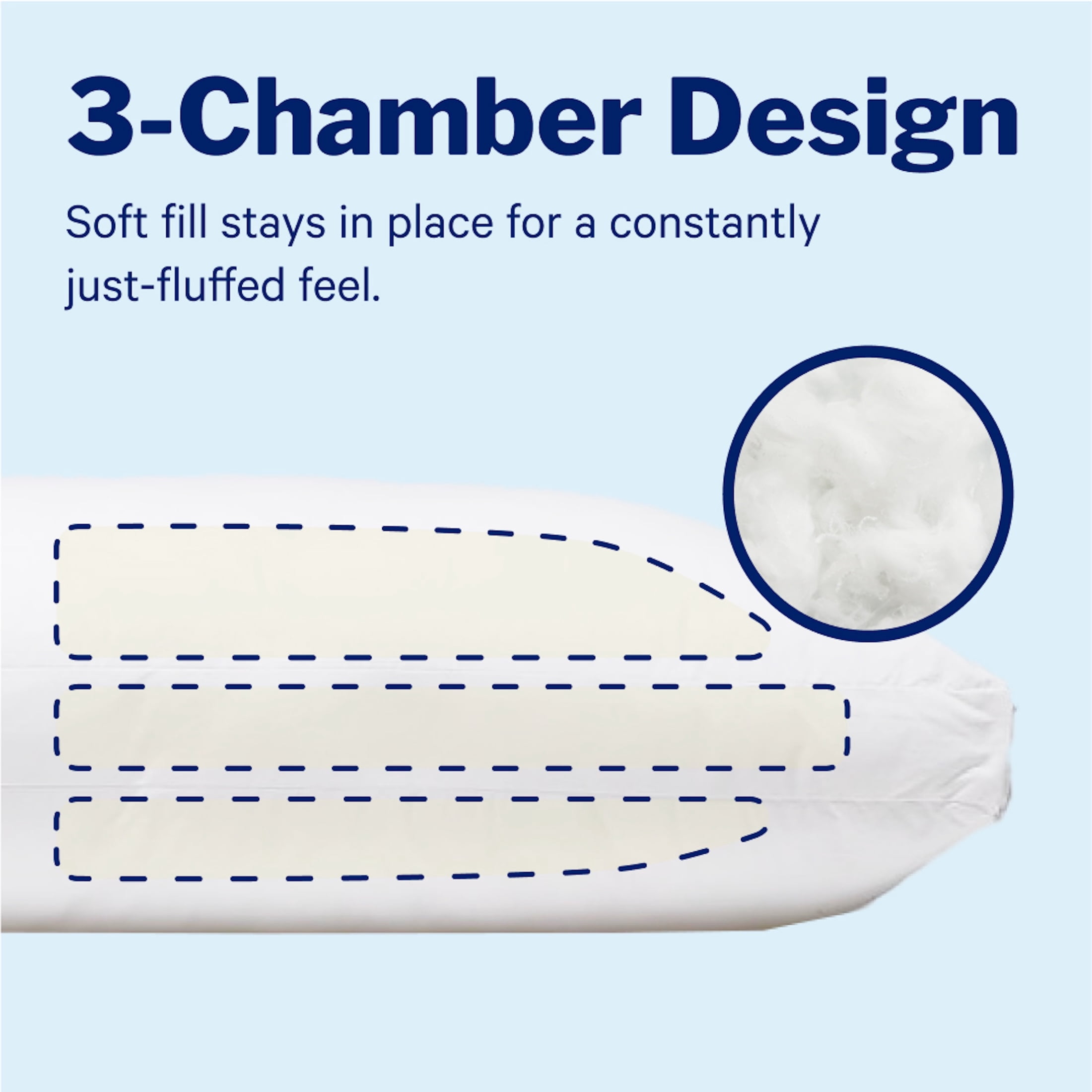 Casper Sleep Essential Pillow, Breathable Down Alternative Support (White, Standard) 4yk5k
