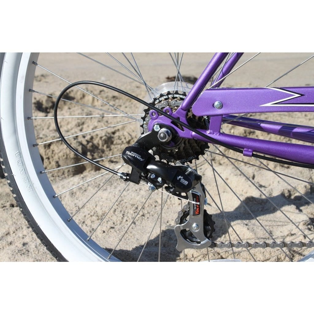 Firmstrong Urban Lady Beach Cruiser Bicycle (Purple, 26 in) kigyf