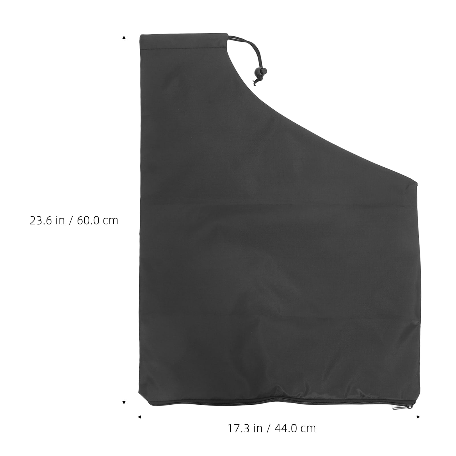 FUEENIRVA Reusable Leaf Blower Vacuum Bag for Yard Cleanup and Outdoor Maintenance (Black, 1-Pack) k4vvc