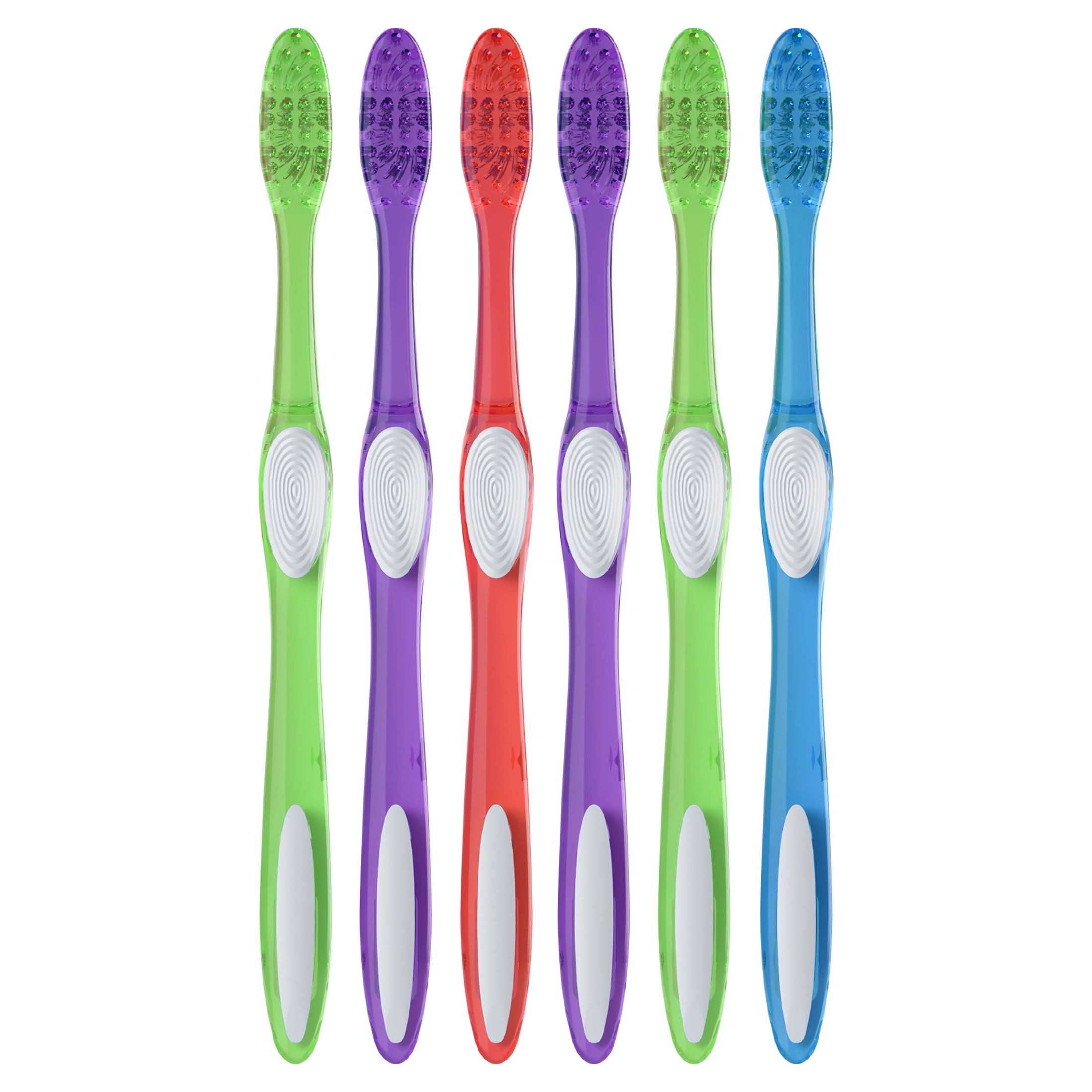 Oral-B Essential Clean Manual Toothbrush, Soft Bristles, Daily Oral Care (6 Count) lwt41