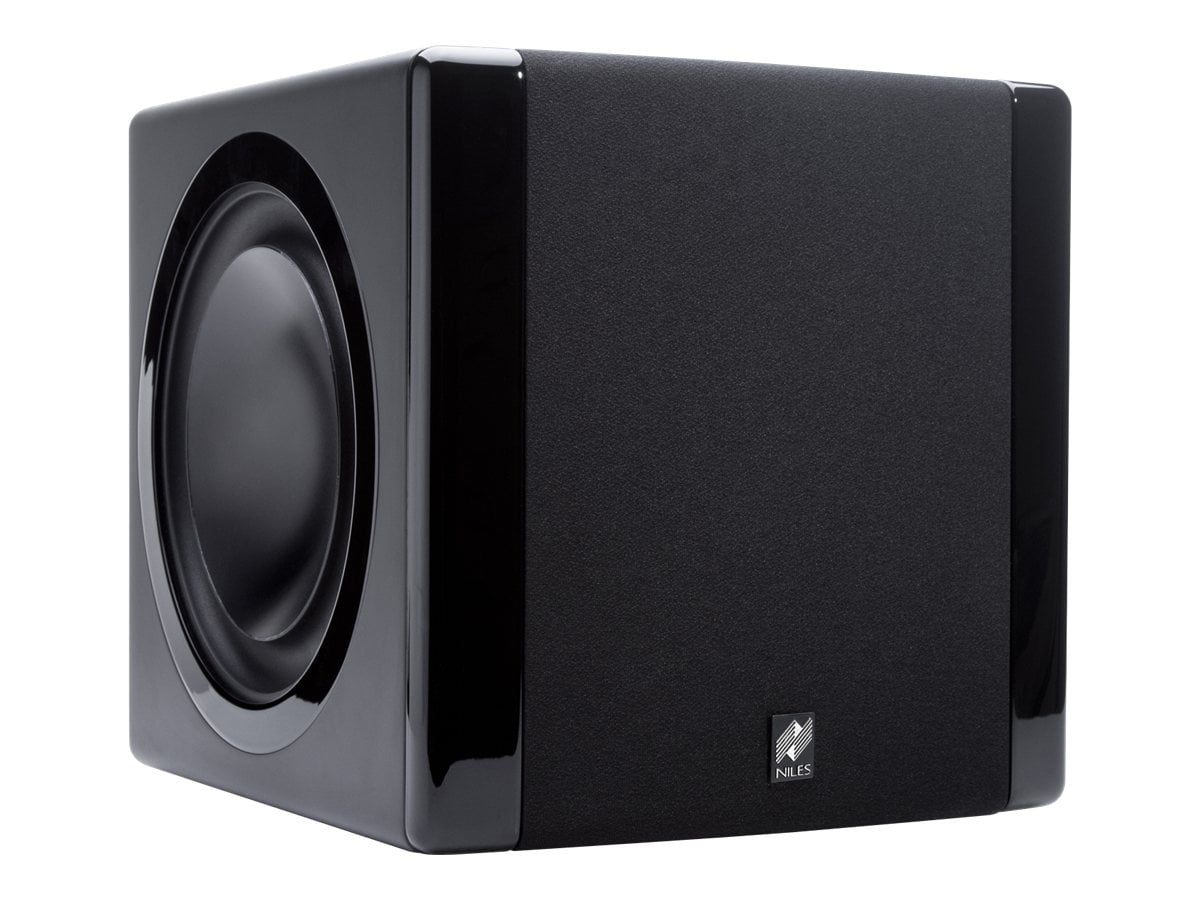 Niles 8 in Powered Compact Subwoofer High-Performance Audio System (Black, 8 in) 6pwig