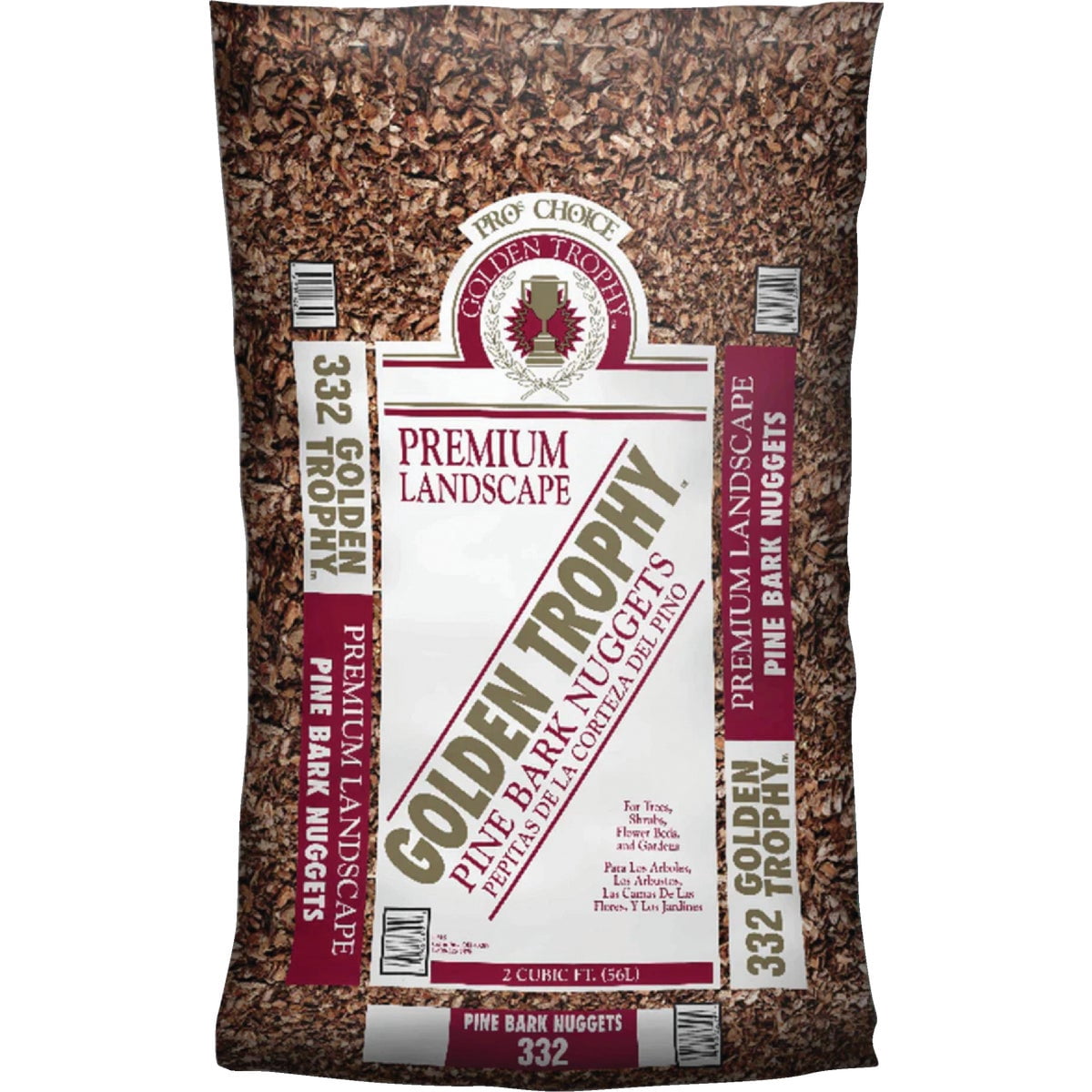 SGP Landscape Select Pine Decorative Bark Mulch Nuggets (Natural Brown, 12 Pack) ouofu