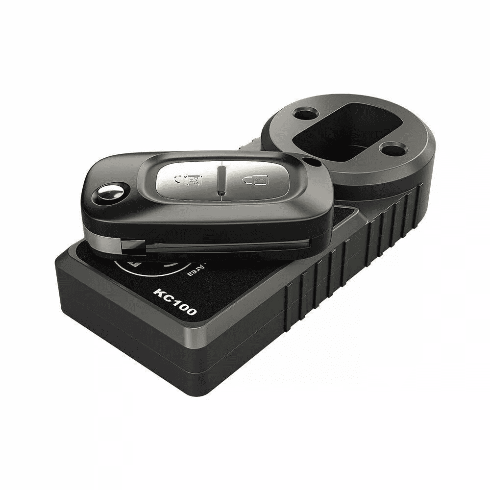 XTOOL KC100 Automotive Key Fob Programmer Adapter for Toyota Lexus VW BMW (Black) dq3wg