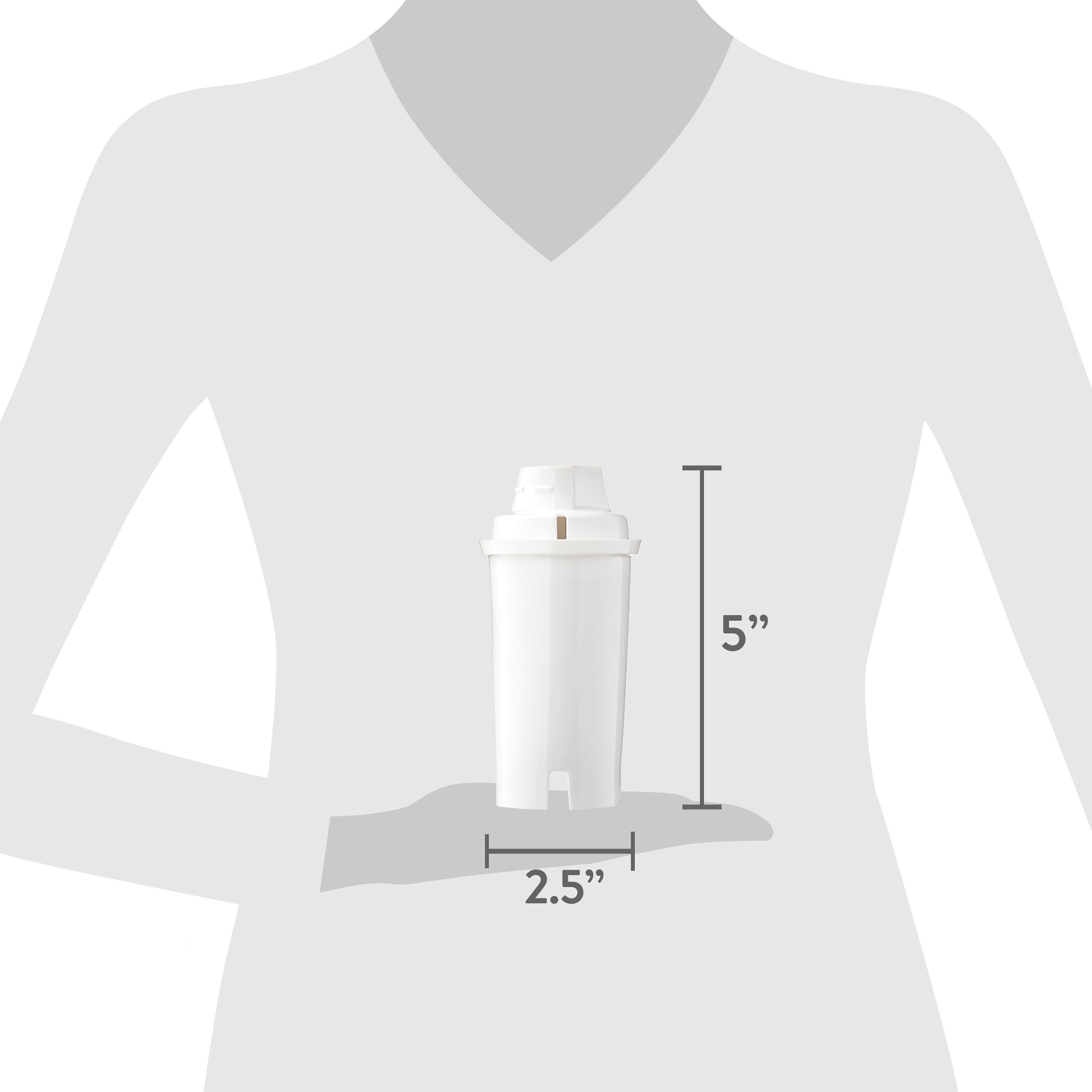 Great Value Water Pitcher Replacement Filters (Compatible with Brita, 3 Pack) sitb3