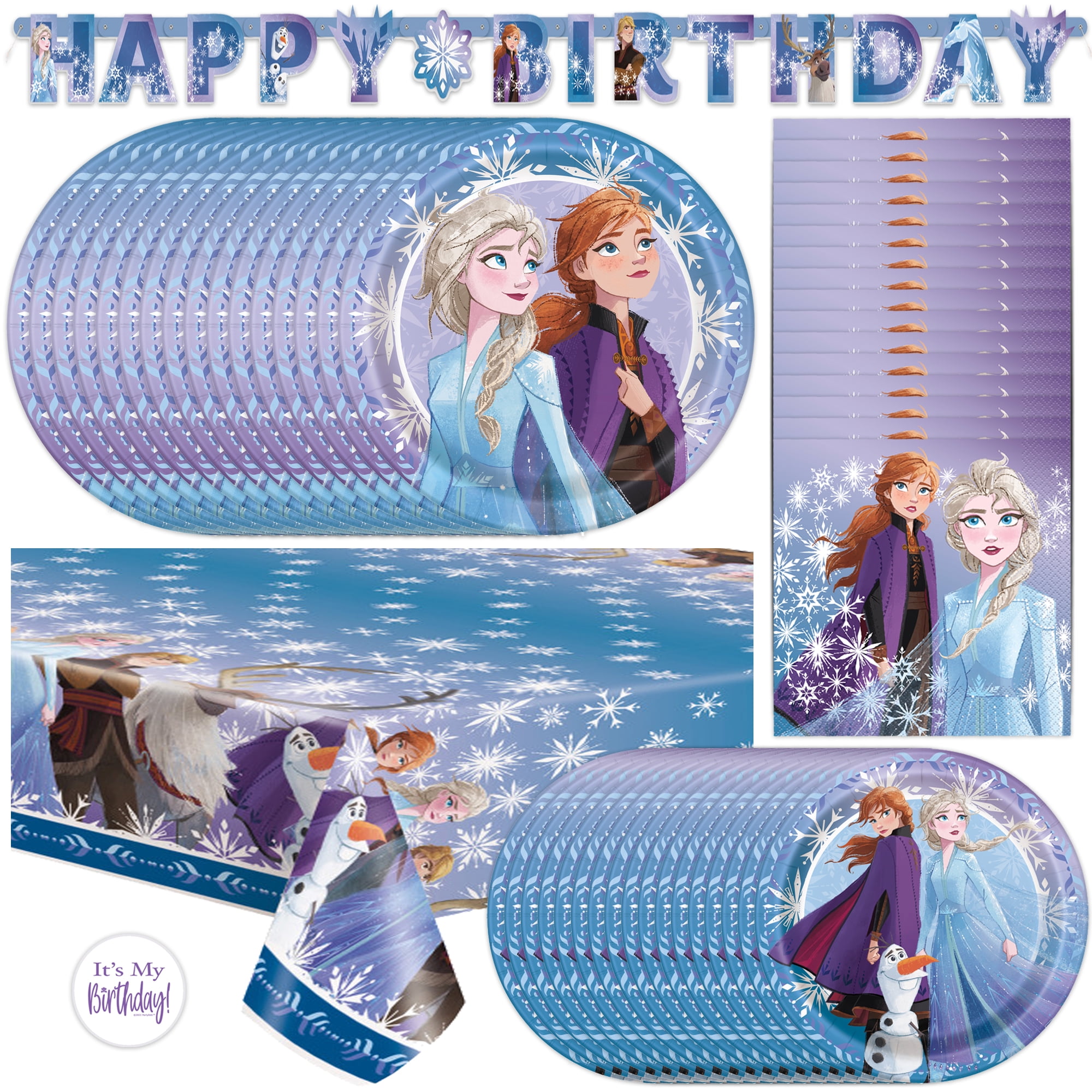 Unique Frozen Birthday Party Decorations and Supplies Set (Serves 16 Guests) mfvt5