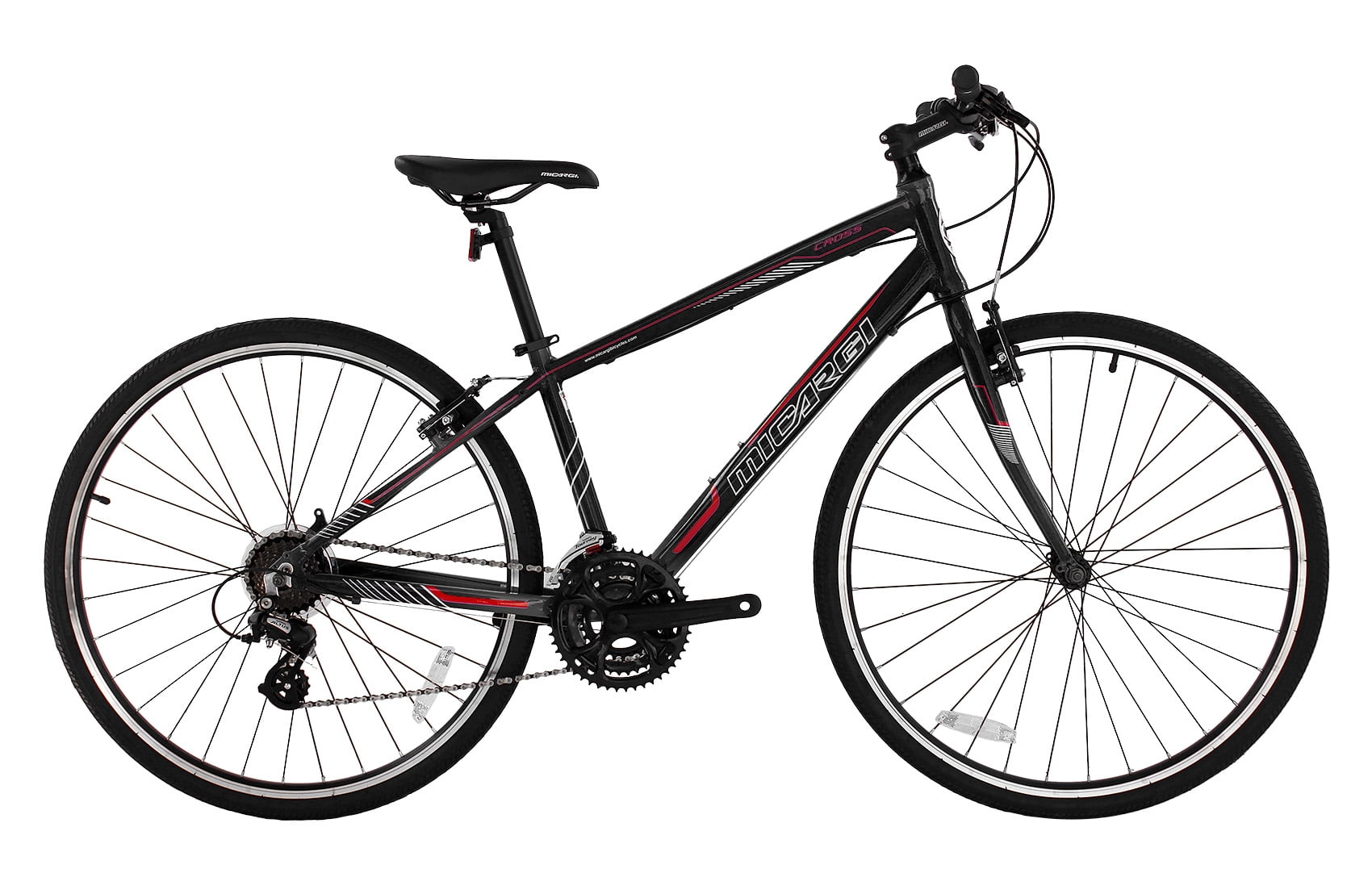 Micargi Cross Hybrid Bike Lightweight Commuter Fitness Bicycle (15.4 in Frame) 9emxc