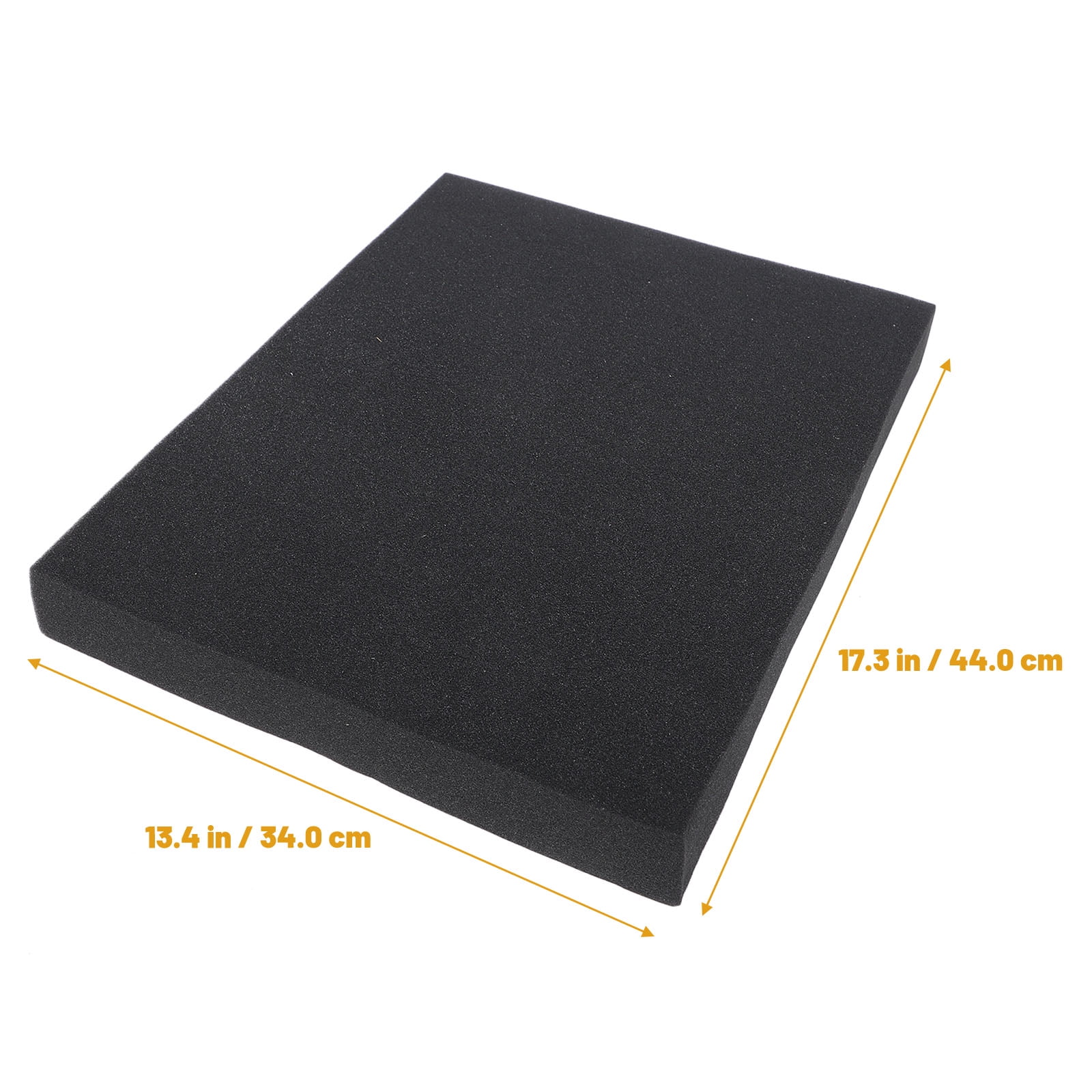 Generic Protective Foam Insert for Tool Box and Cup Drying Rack (Black, 12 in x 12 in) alrff